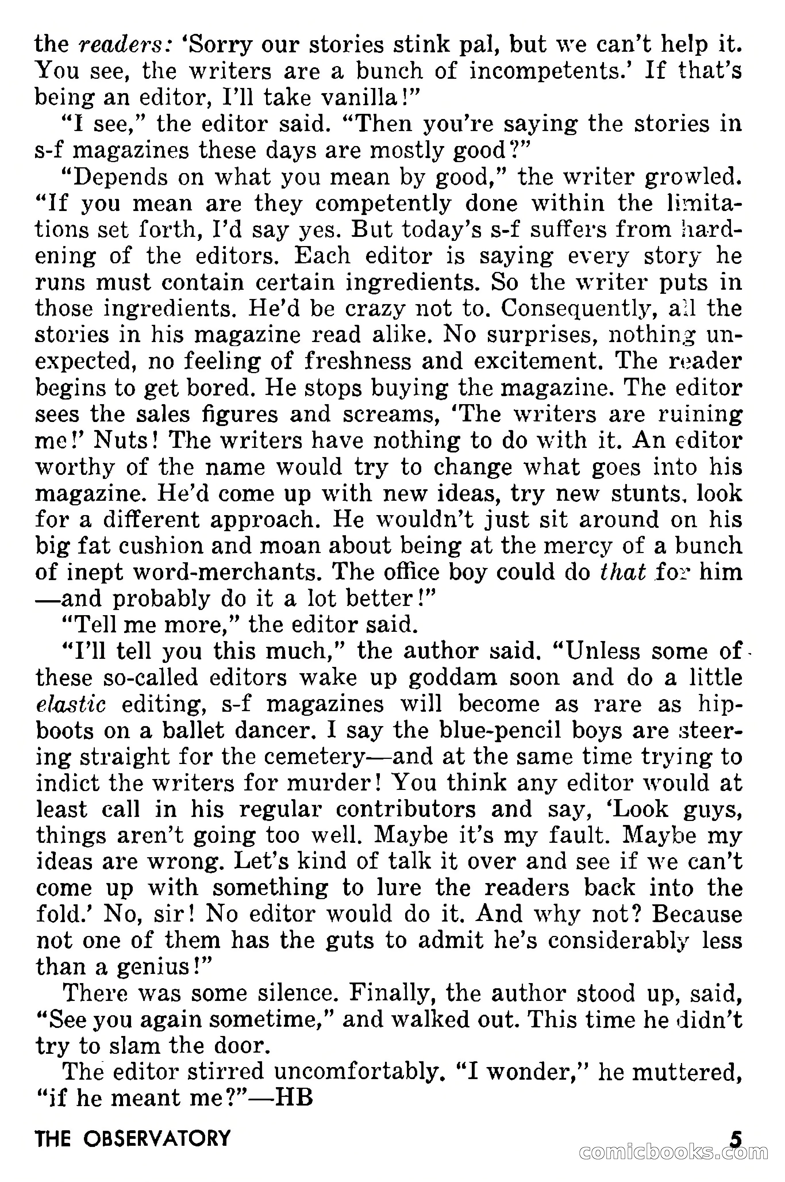 Amazing Stories, September 1955 — page 5 of 133
