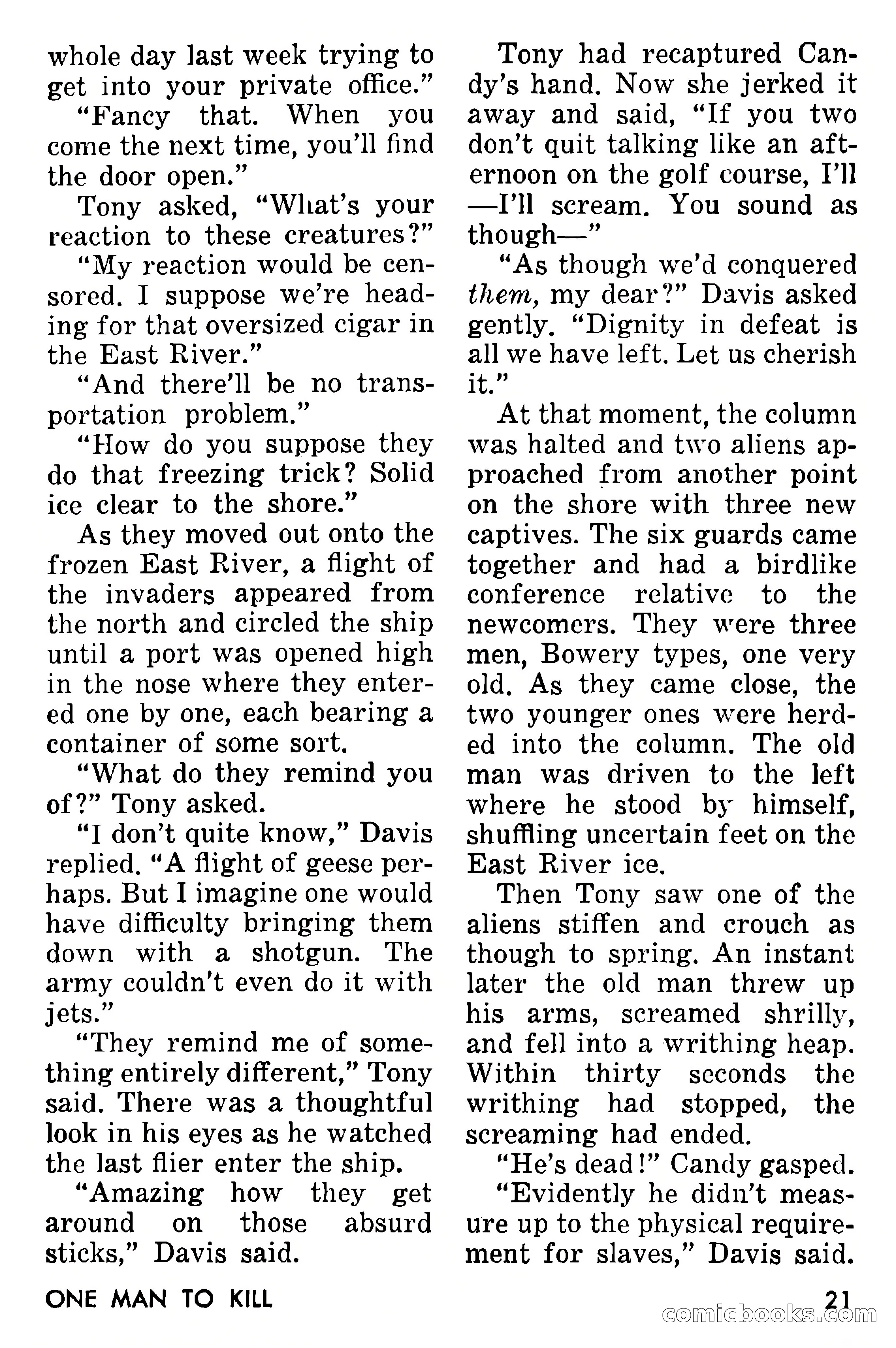 Amazing Stories, September 1955 — page 21 of 133