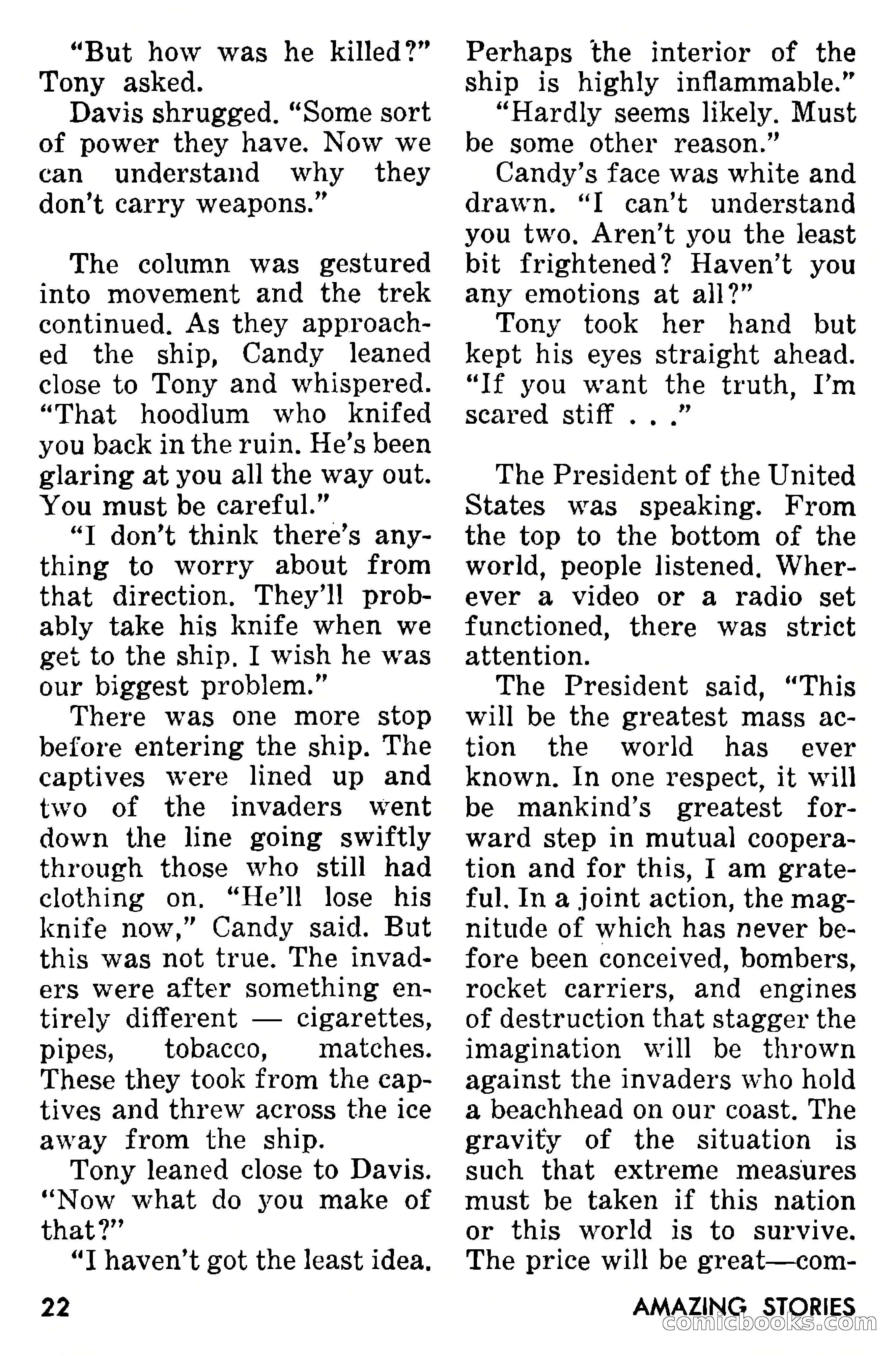 Amazing Stories, September 1955 — page 22 of 133