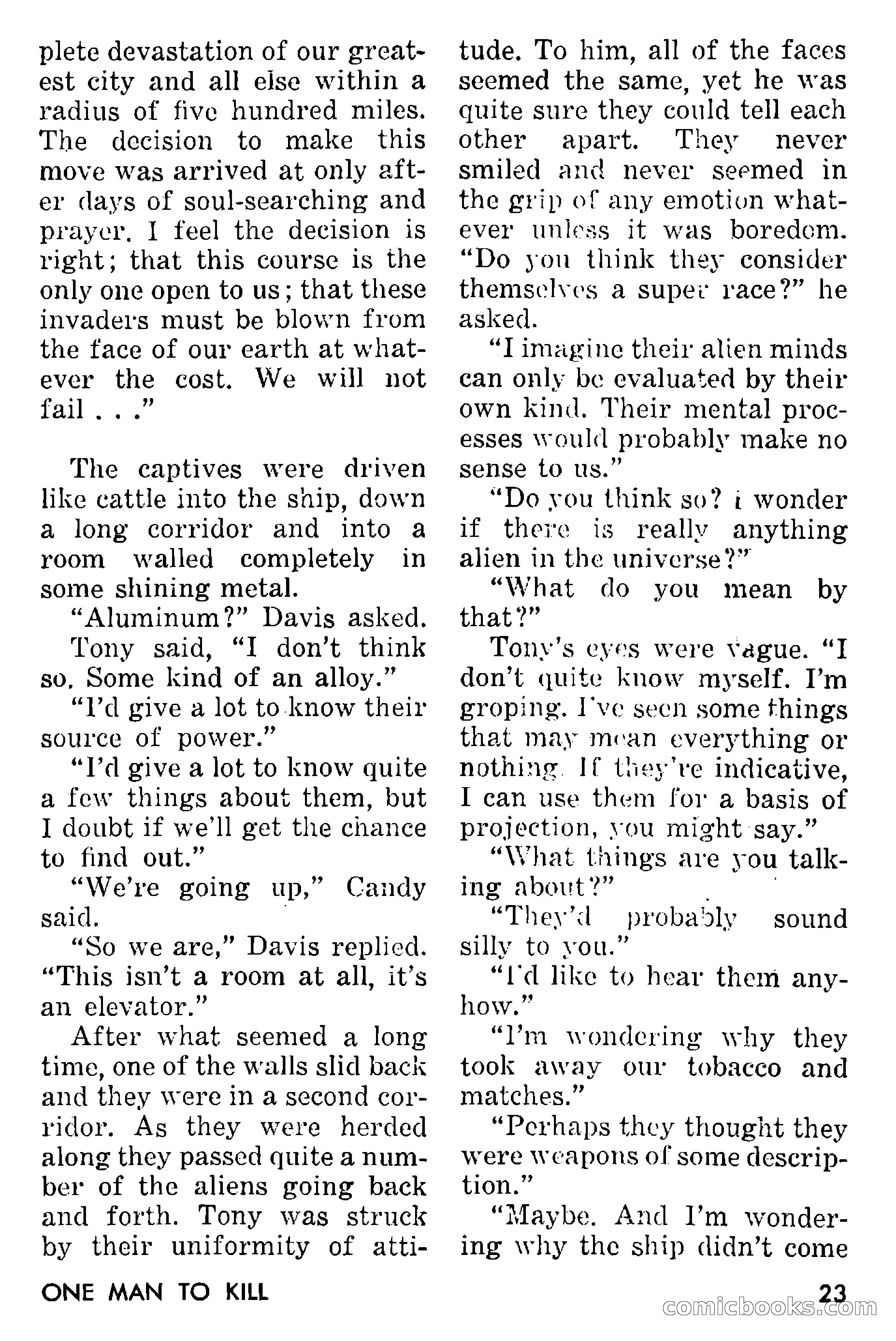 Amazing Stories, September 1955 — page 23 of 133