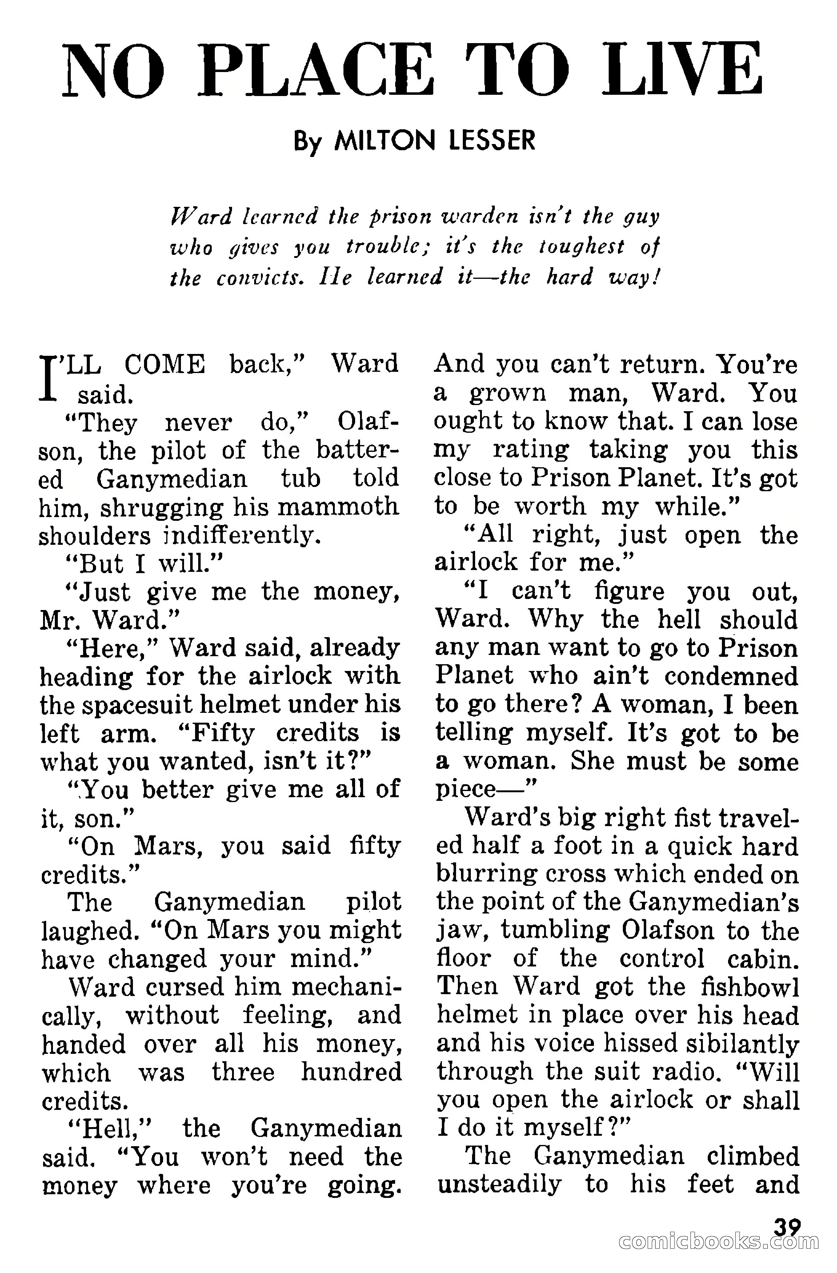 Amazing Stories, September 1955 — page 39 of 133