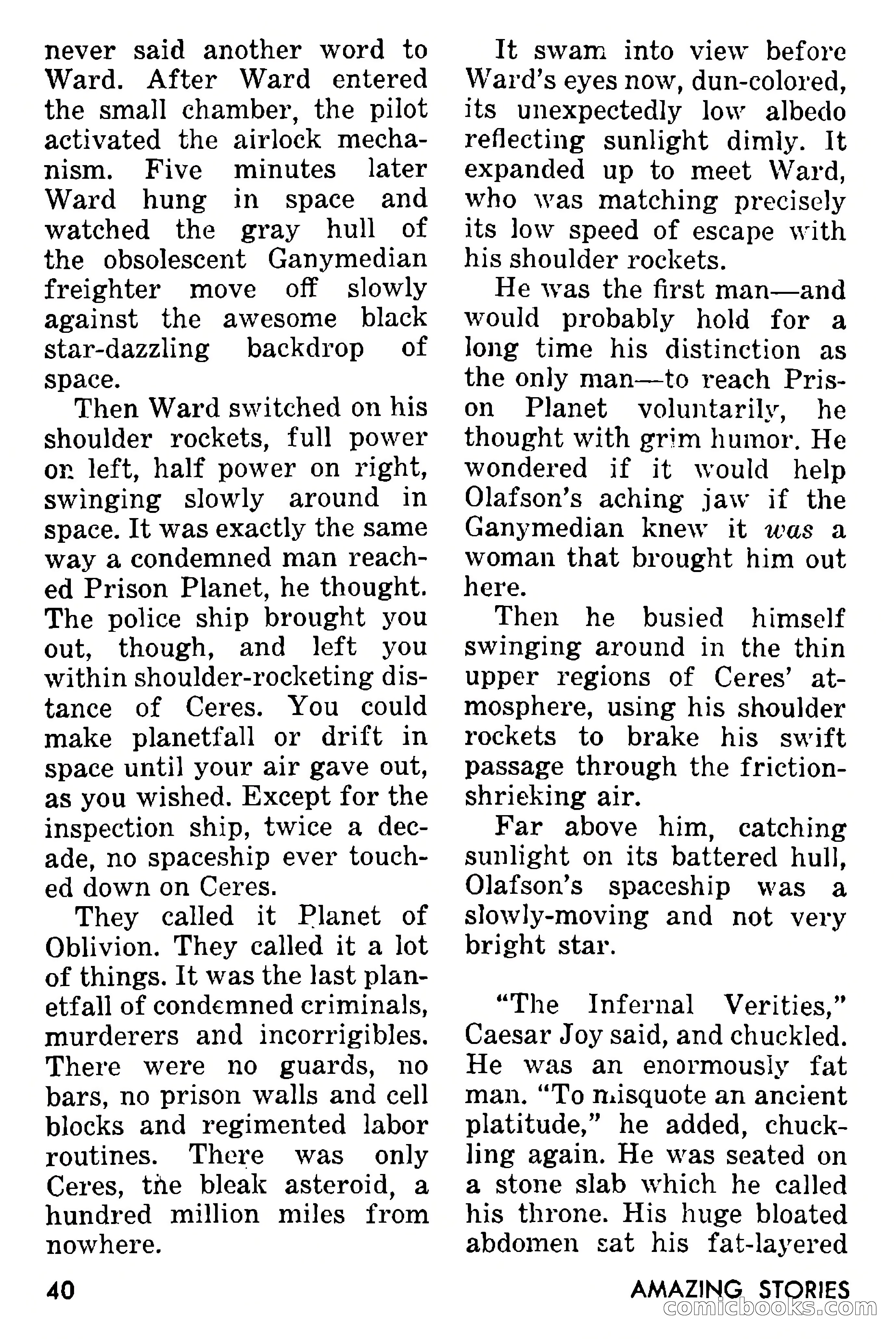 Amazing Stories, September 1955 — page 40 of 133