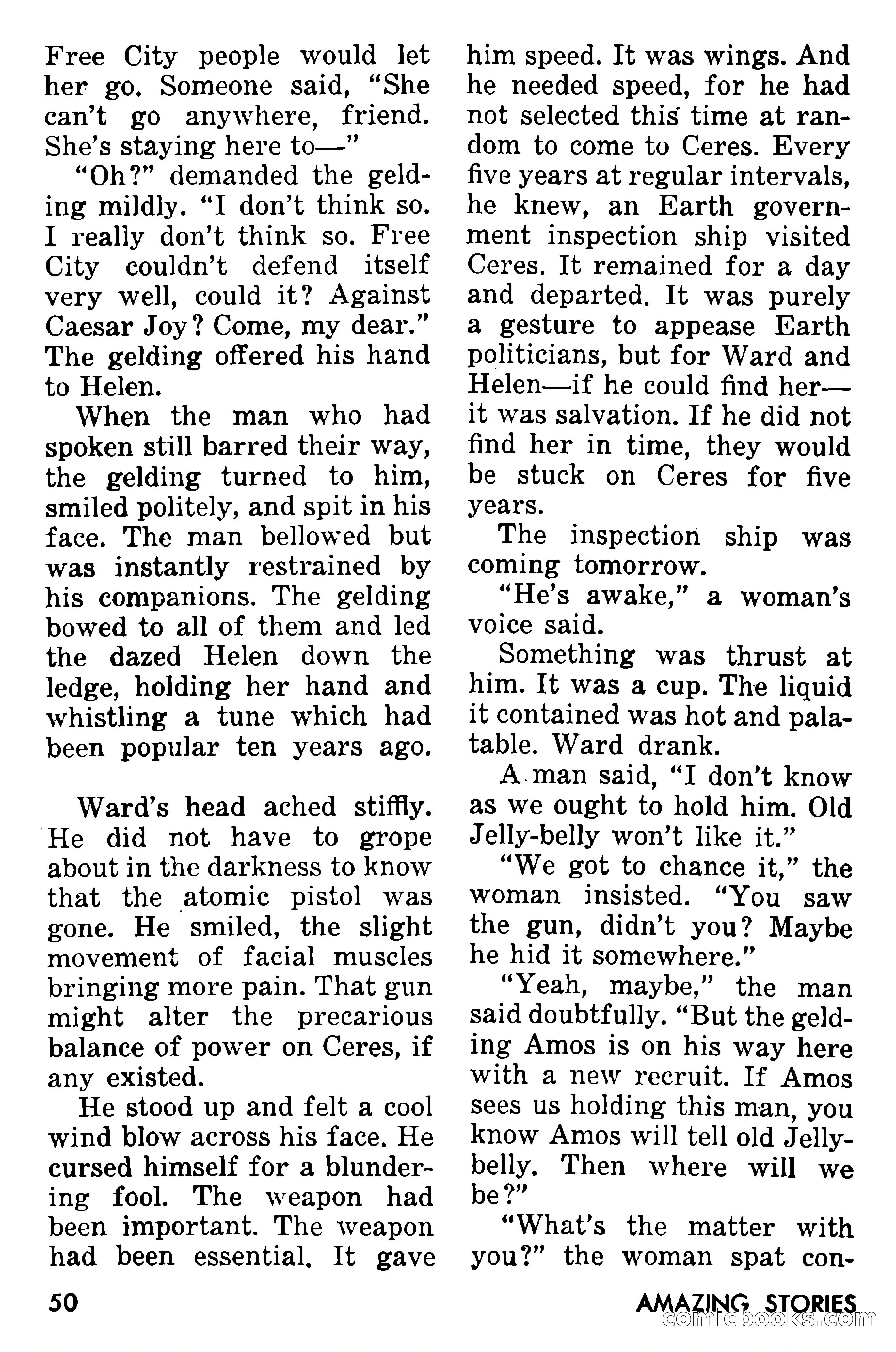 Amazing Stories, September 1955 — page 50 of 133