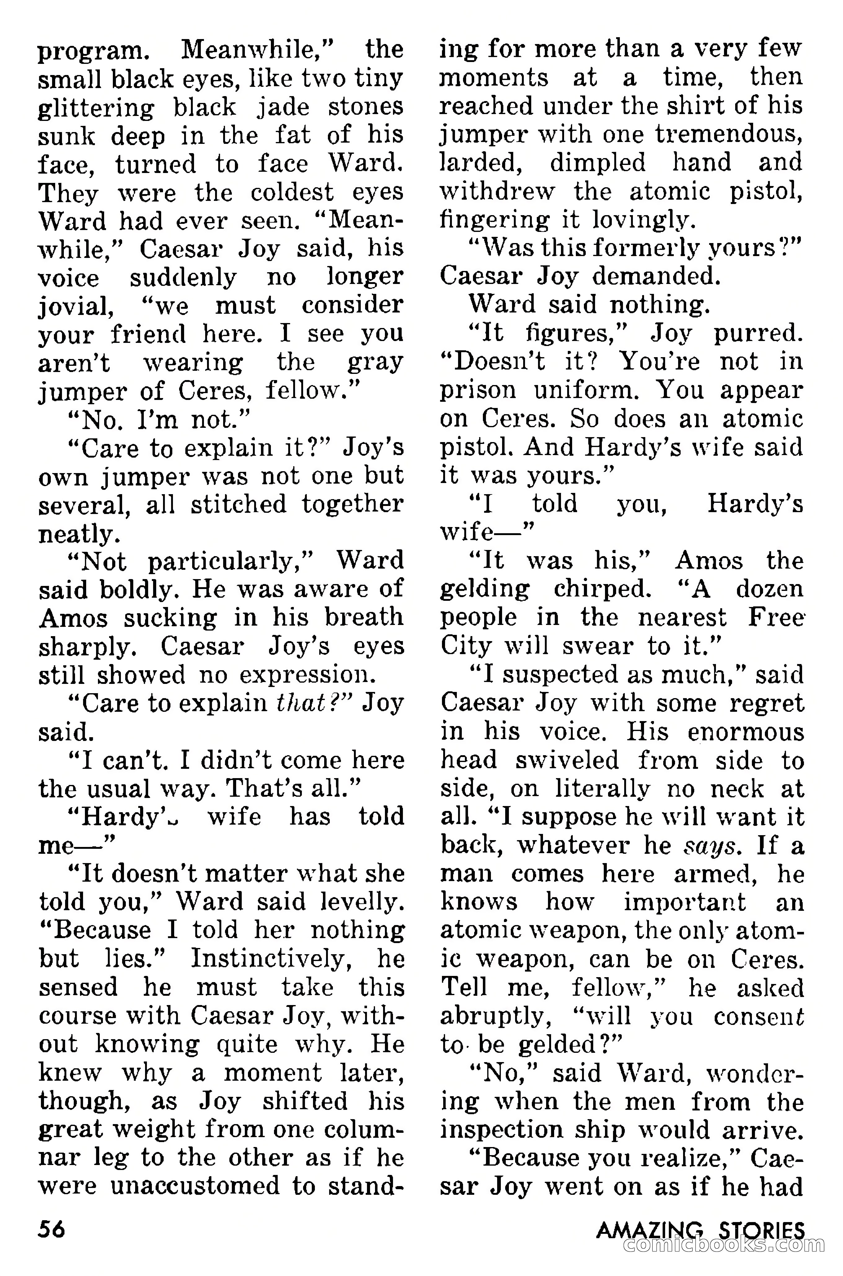 Amazing Stories, September 1955 — page 56 of 133