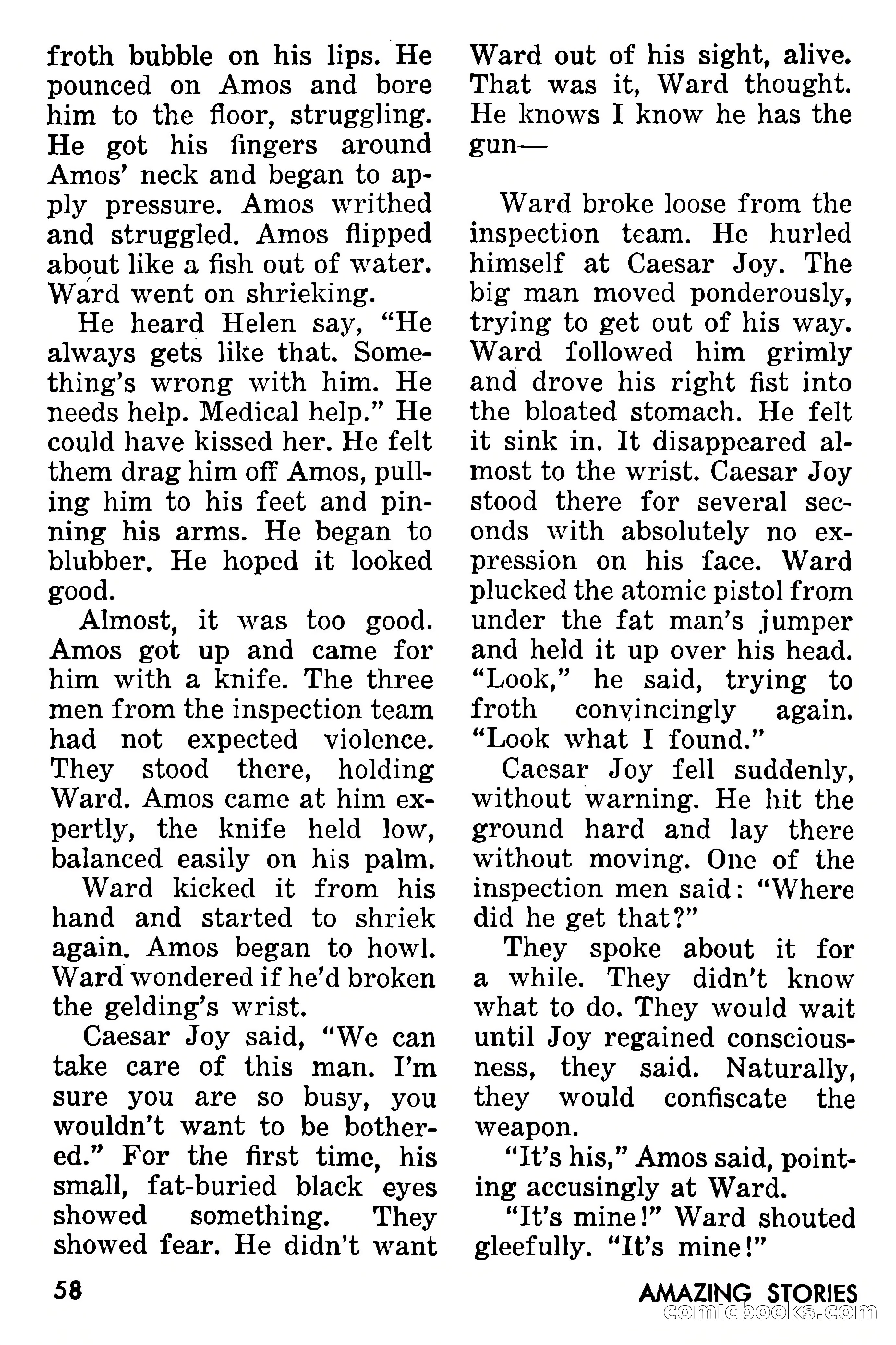 Amazing Stories, September 1955 — page 58 of 133