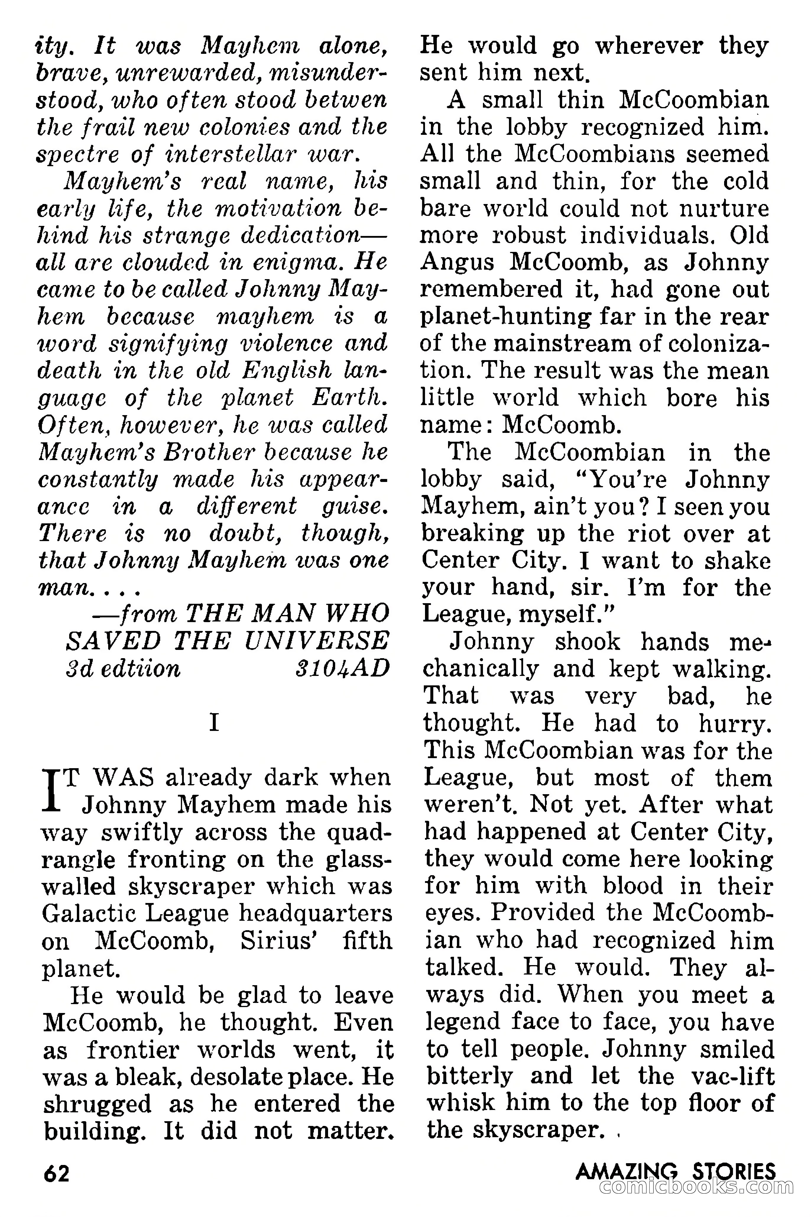 Amazing Stories, September 1955 — page 62 of 133
