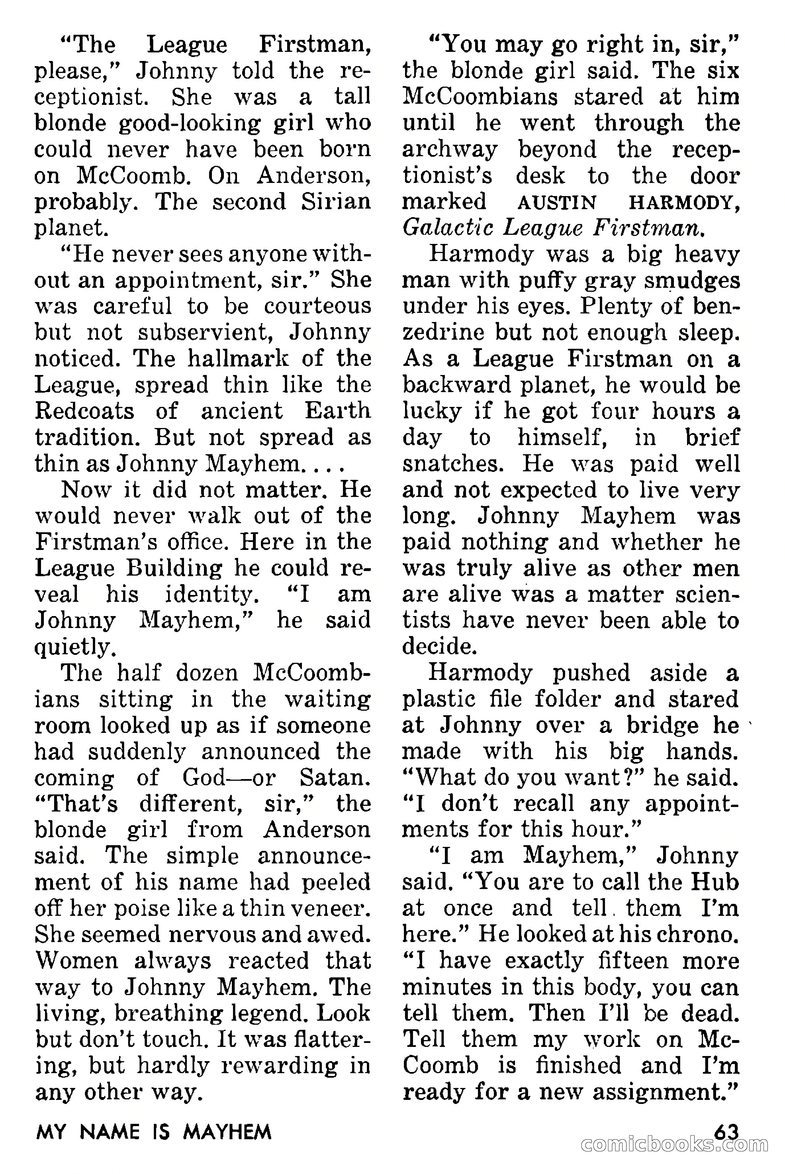 Amazing Stories, September 1955 — page 63 of 133