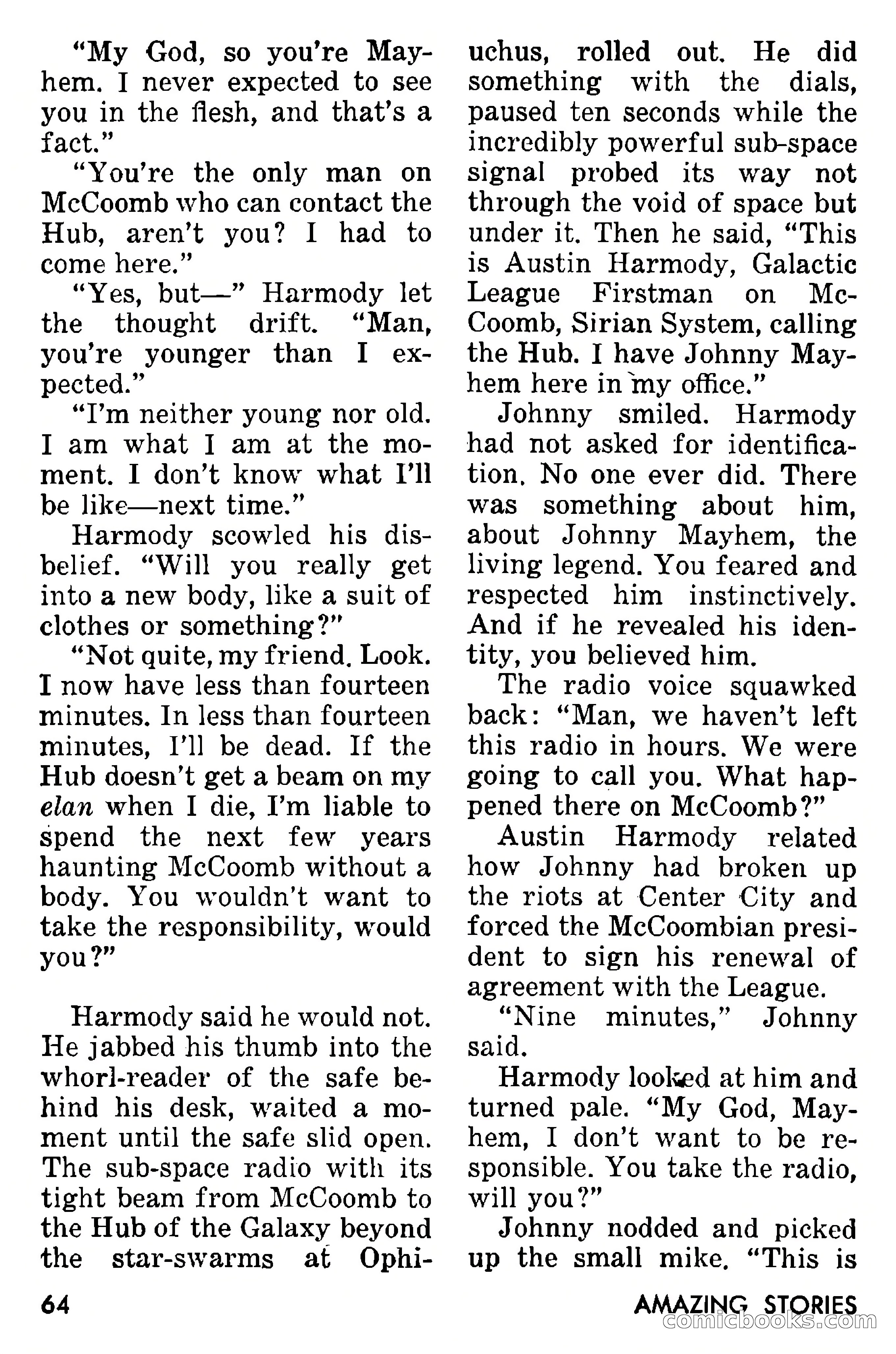 Amazing Stories, September 1955 — page 64 of 133