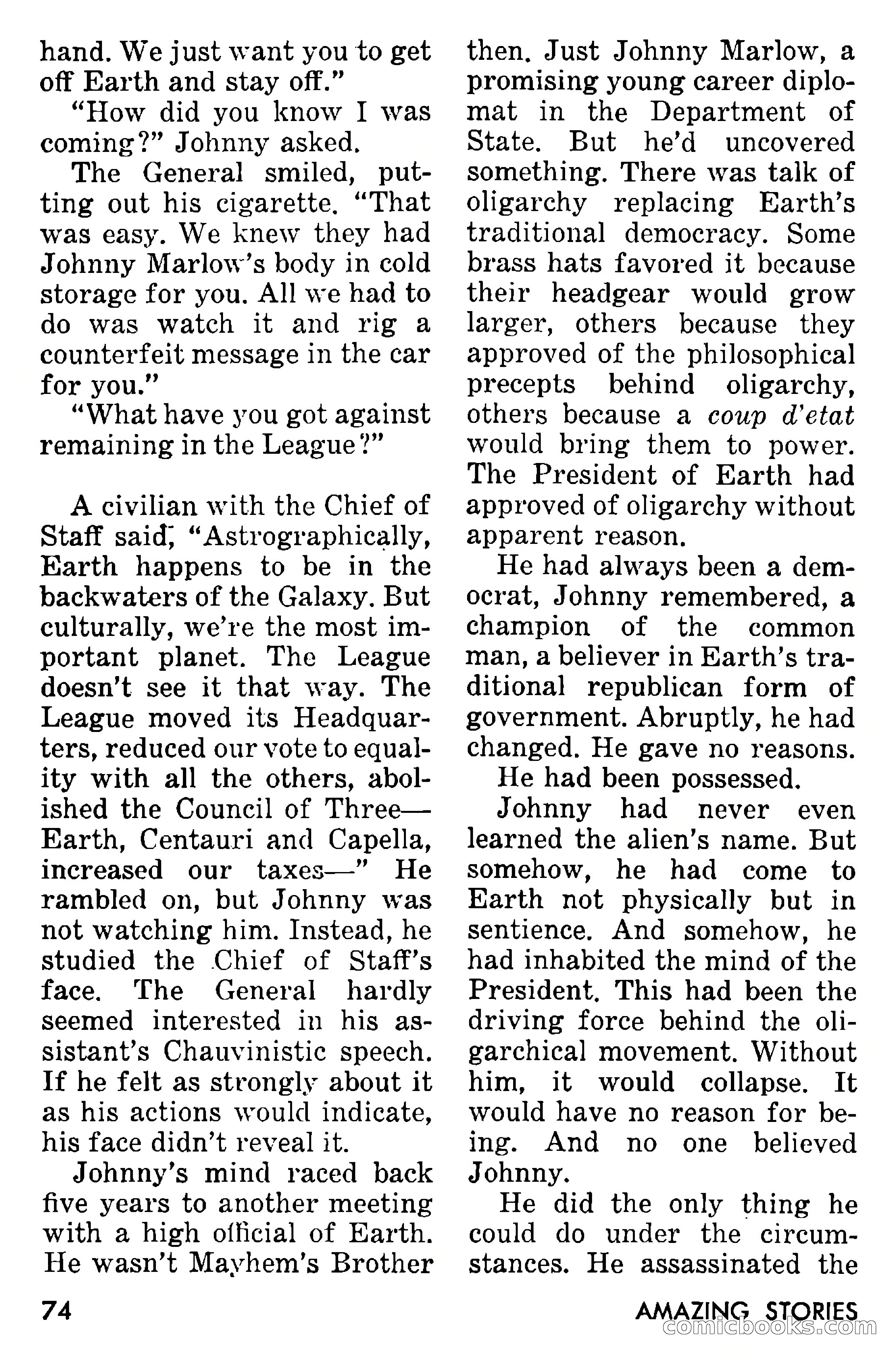Amazing Stories, September 1955 — page 74 of 133