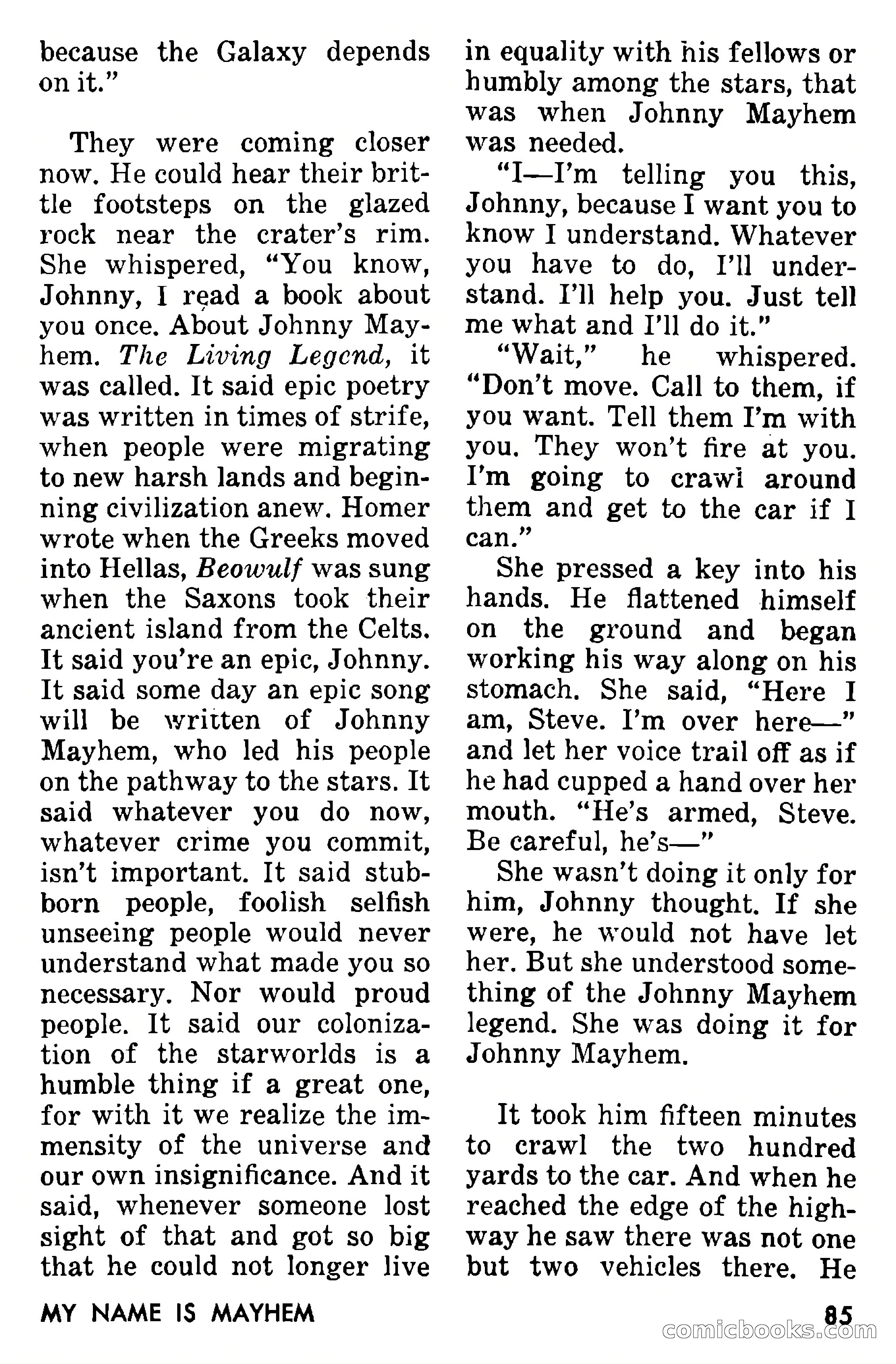 Amazing Stories, September 1955 — page 85 of 133