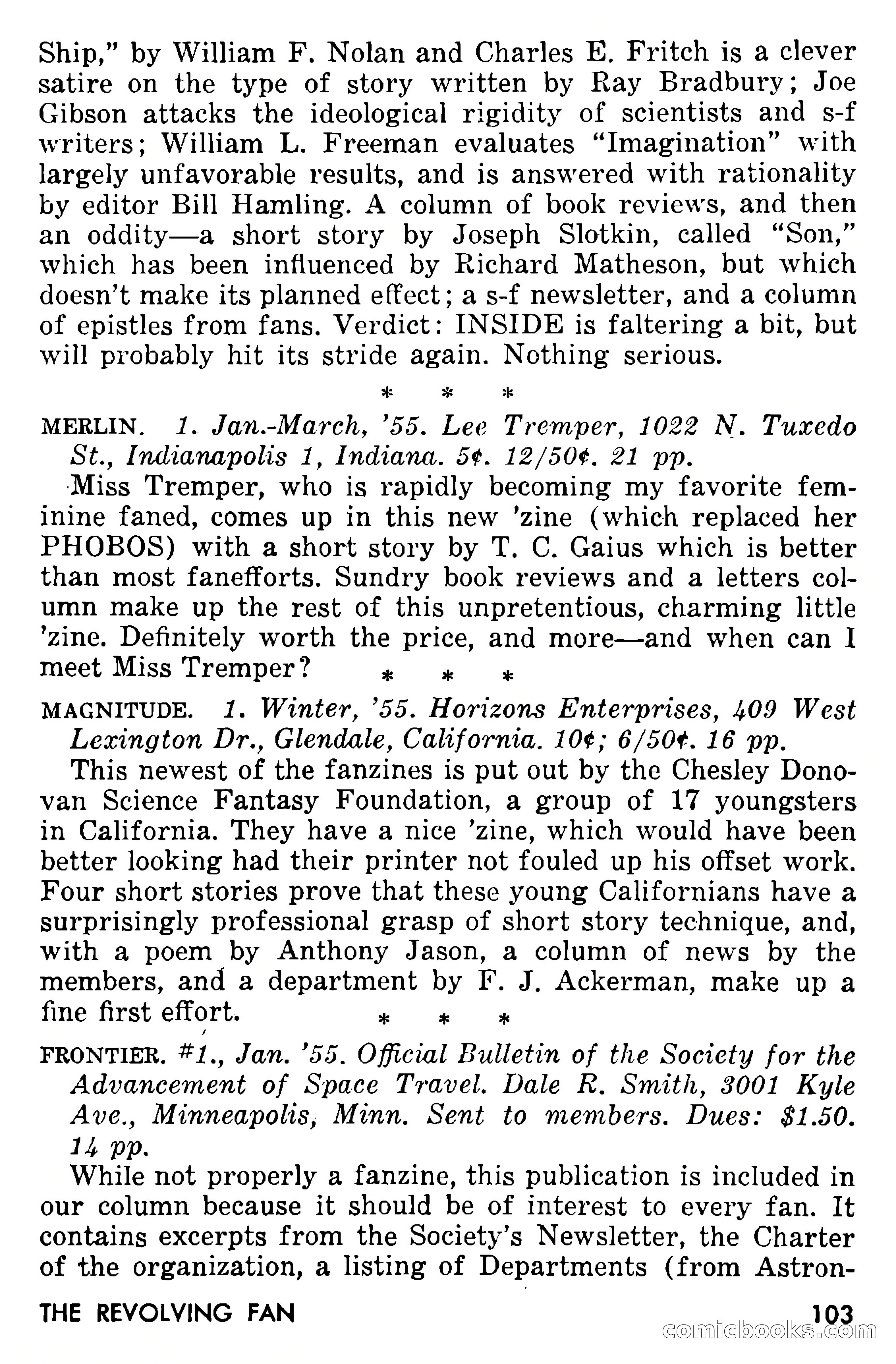Amazing Stories, September 1955 — page 103 of 133