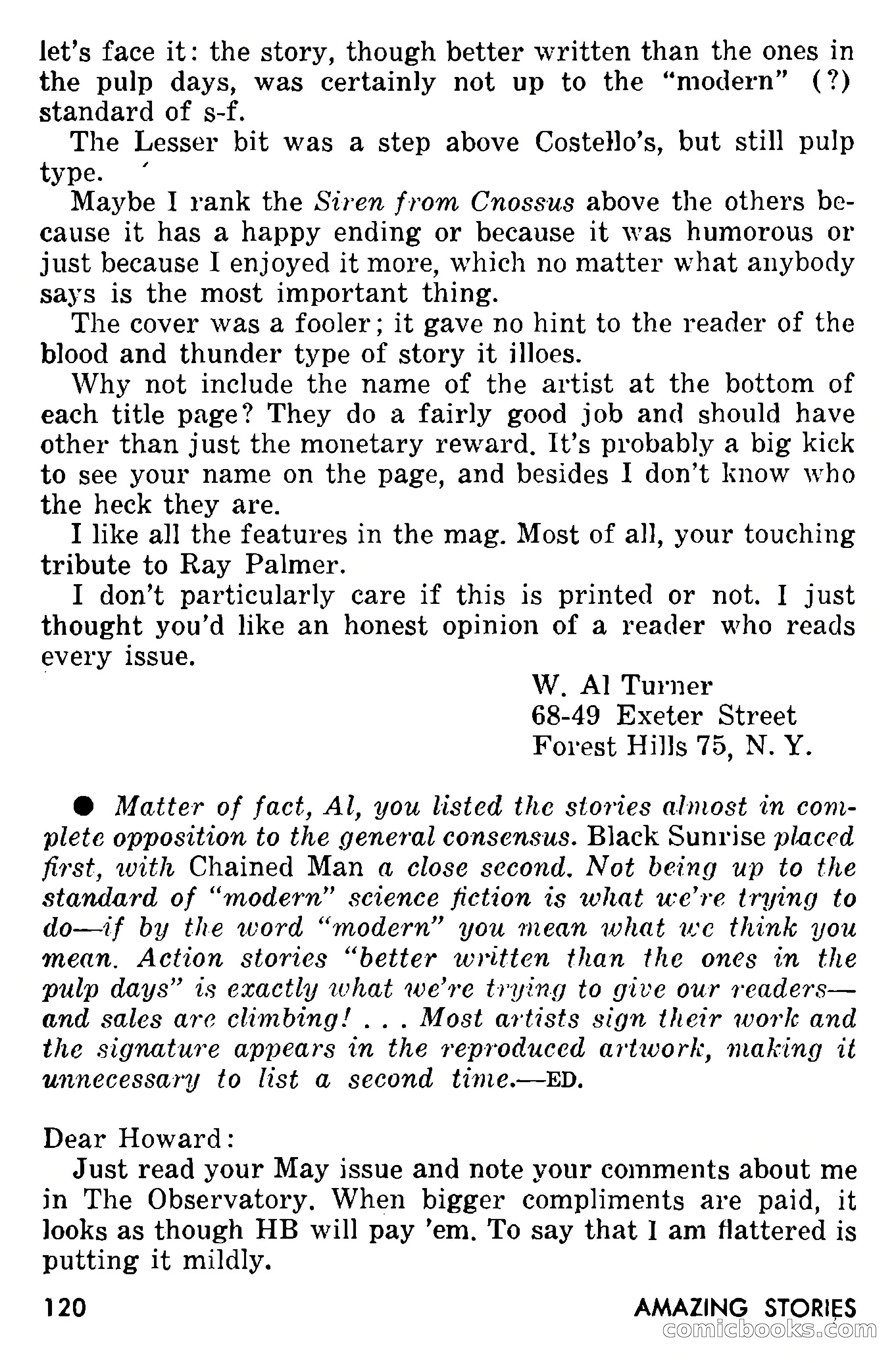 Amazing Stories, September 1955 — page 120 of 133