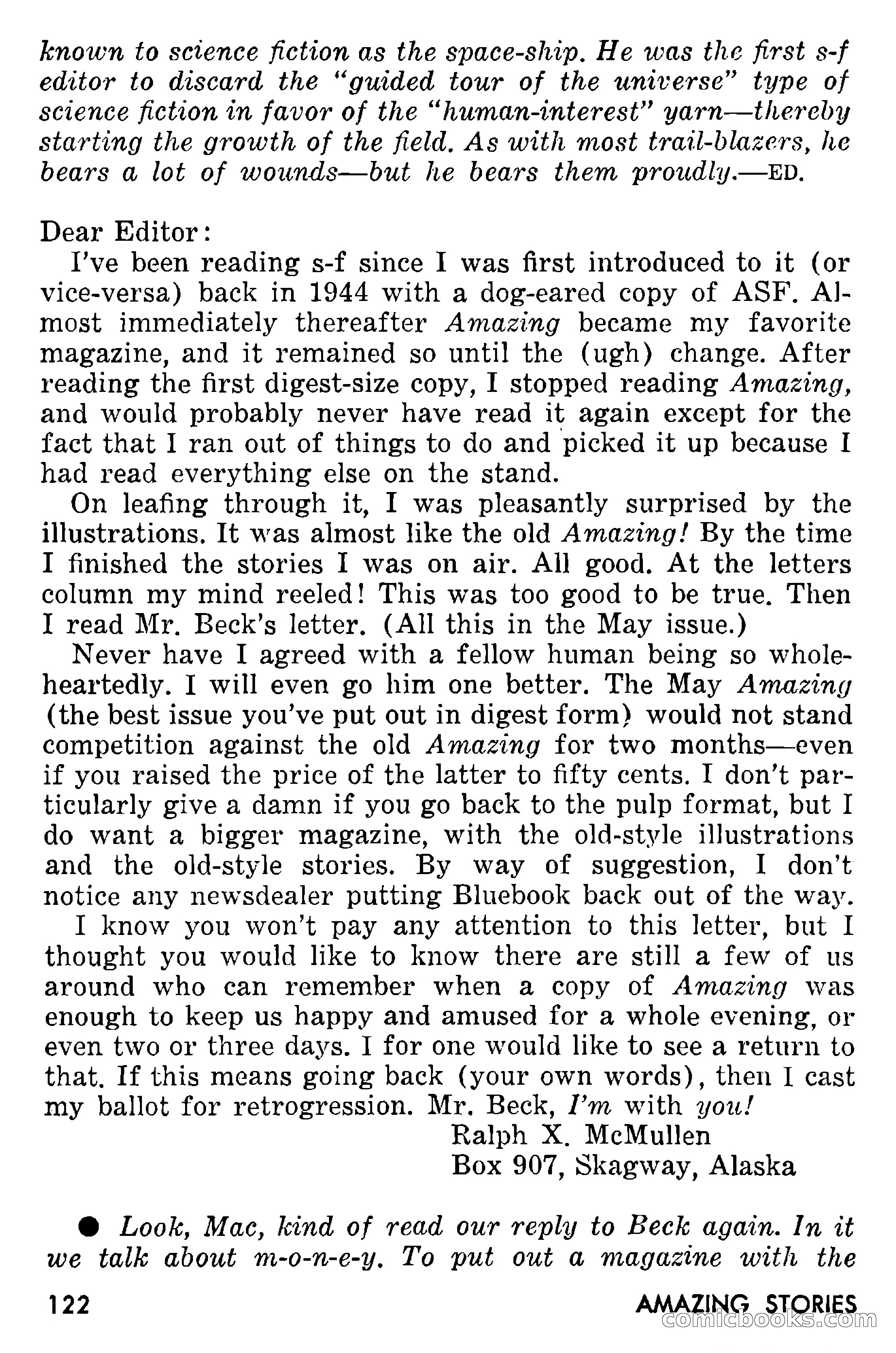 Amazing Stories, September 1955 — page 122 of 133