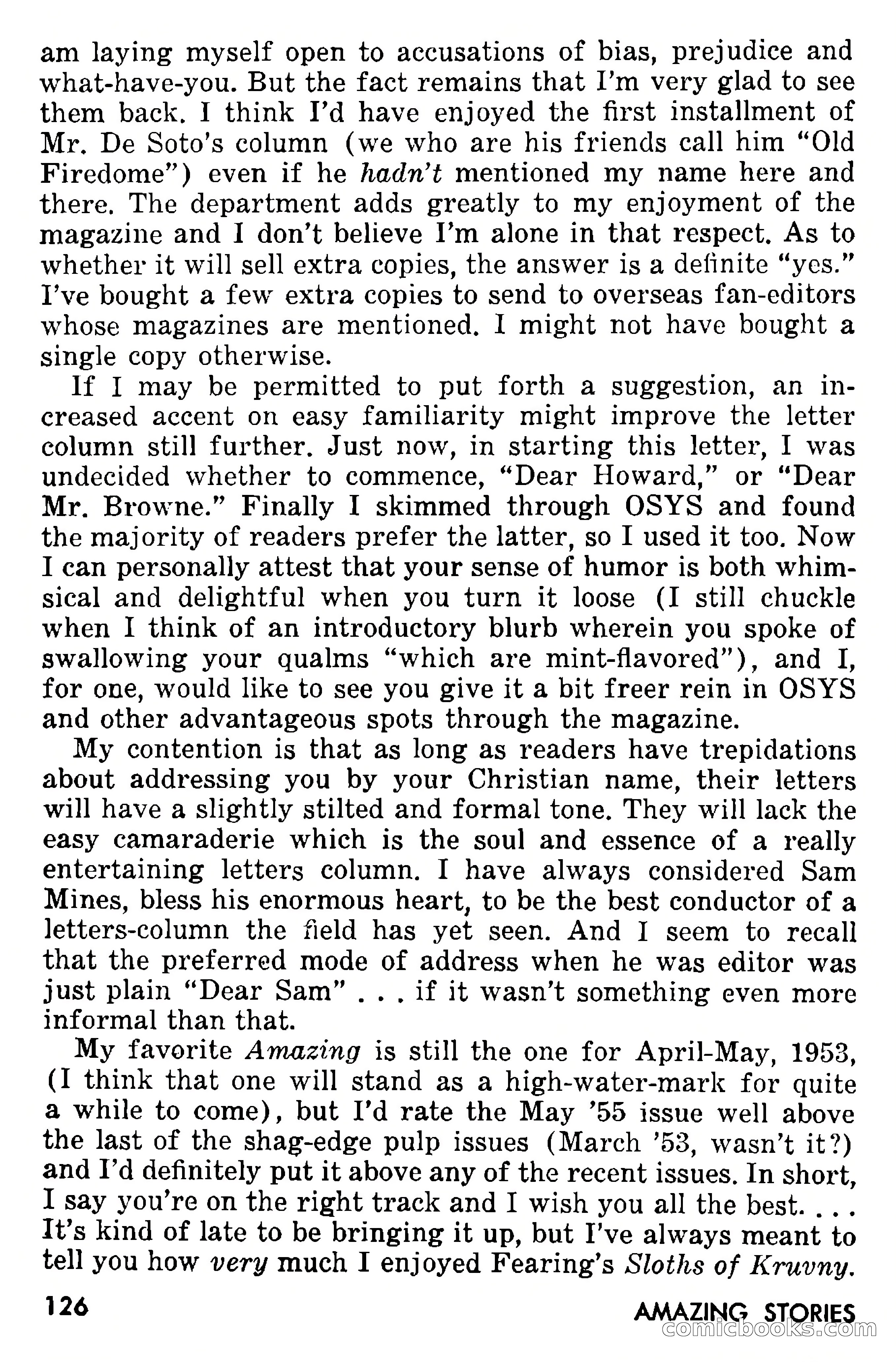 Amazing Stories, September 1955 — page 126 of 133