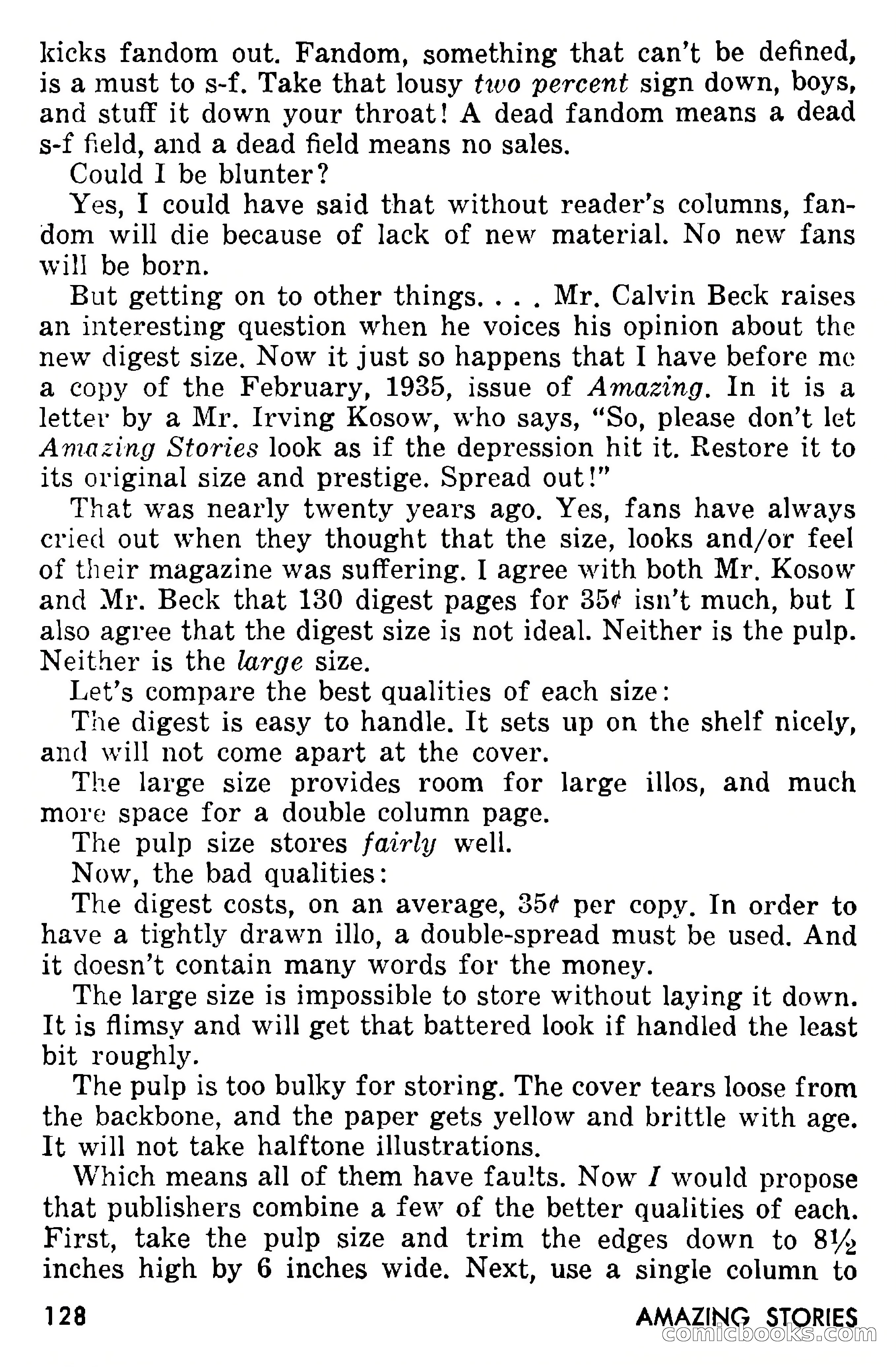 Amazing Stories, September 1955 — page 128 of 133