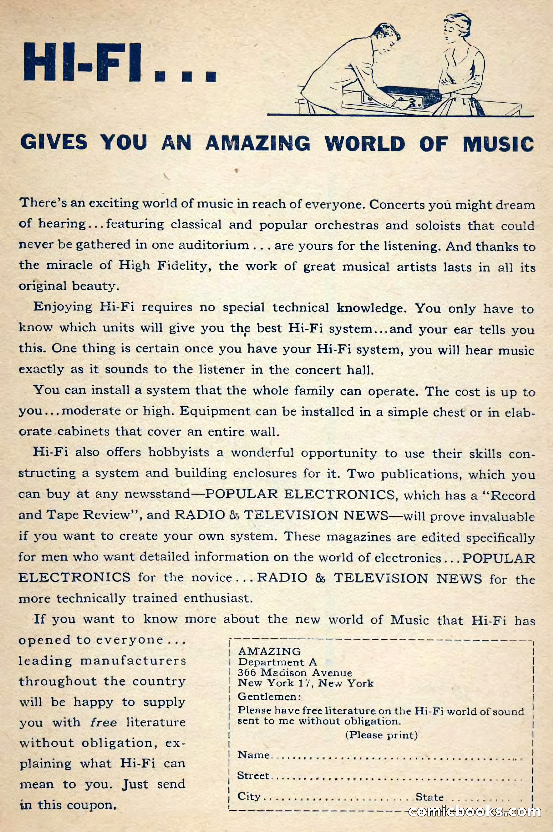 Amazing Stories, March 1956 — page 3 of 130