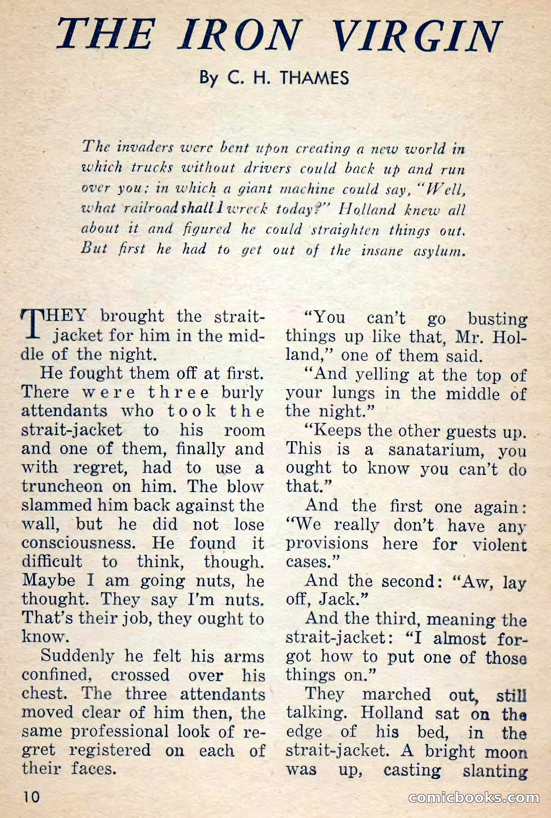 Amazing Stories, March 1956 — page 10 of 130