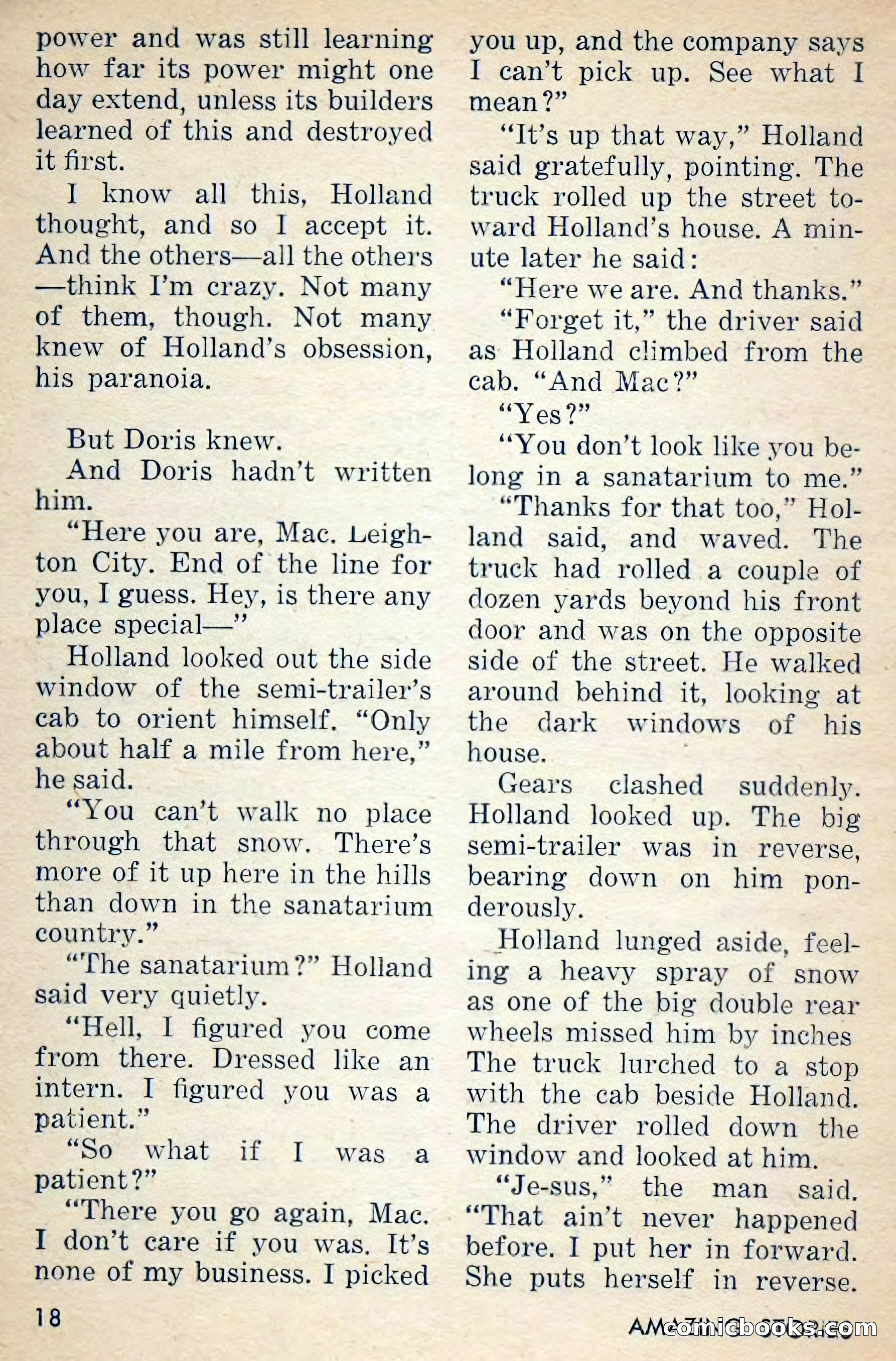 Amazing Stories, March 1956 — page 18 of 130