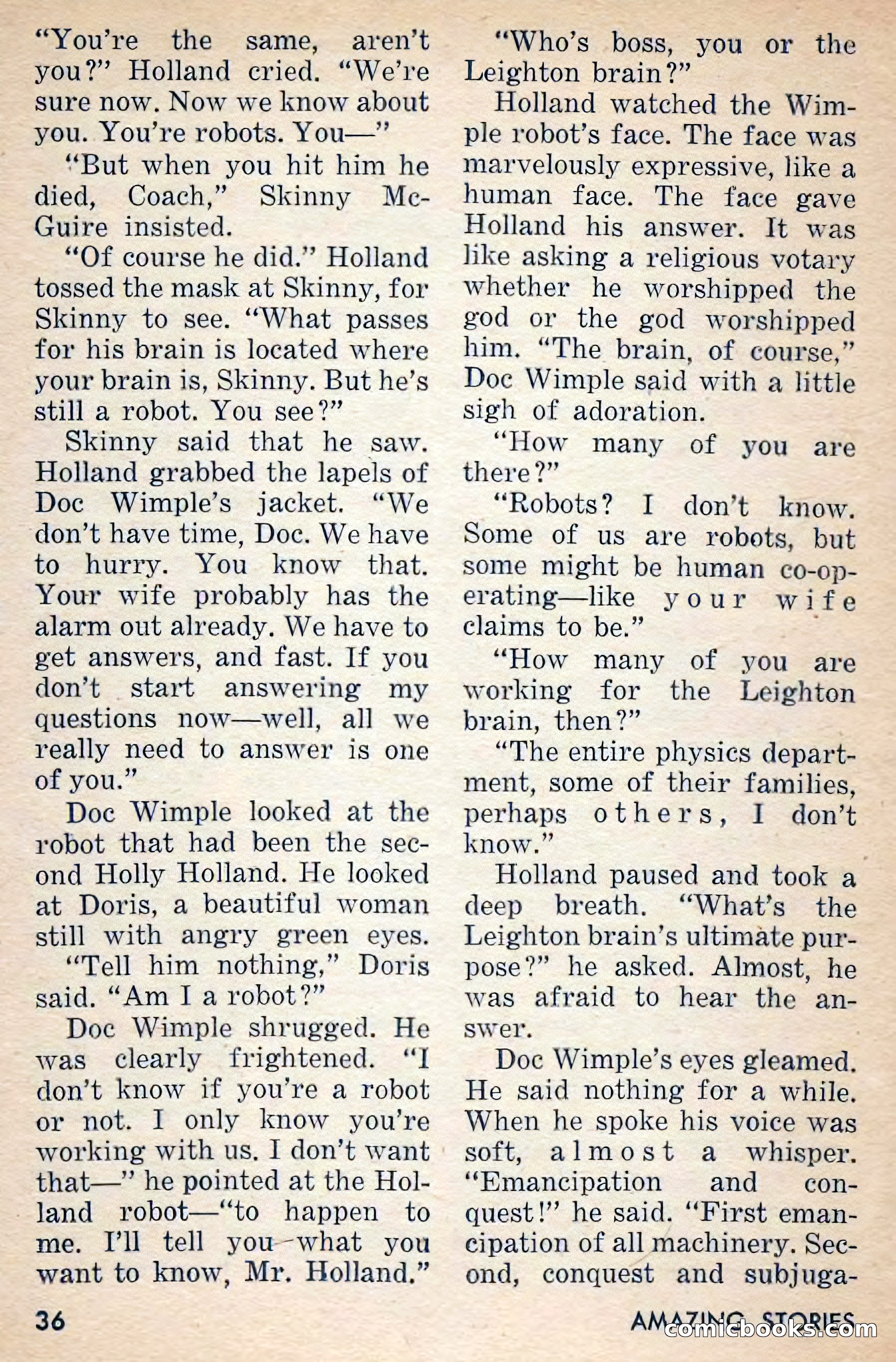 Amazing Stories, March 1956 — page 36 of 130