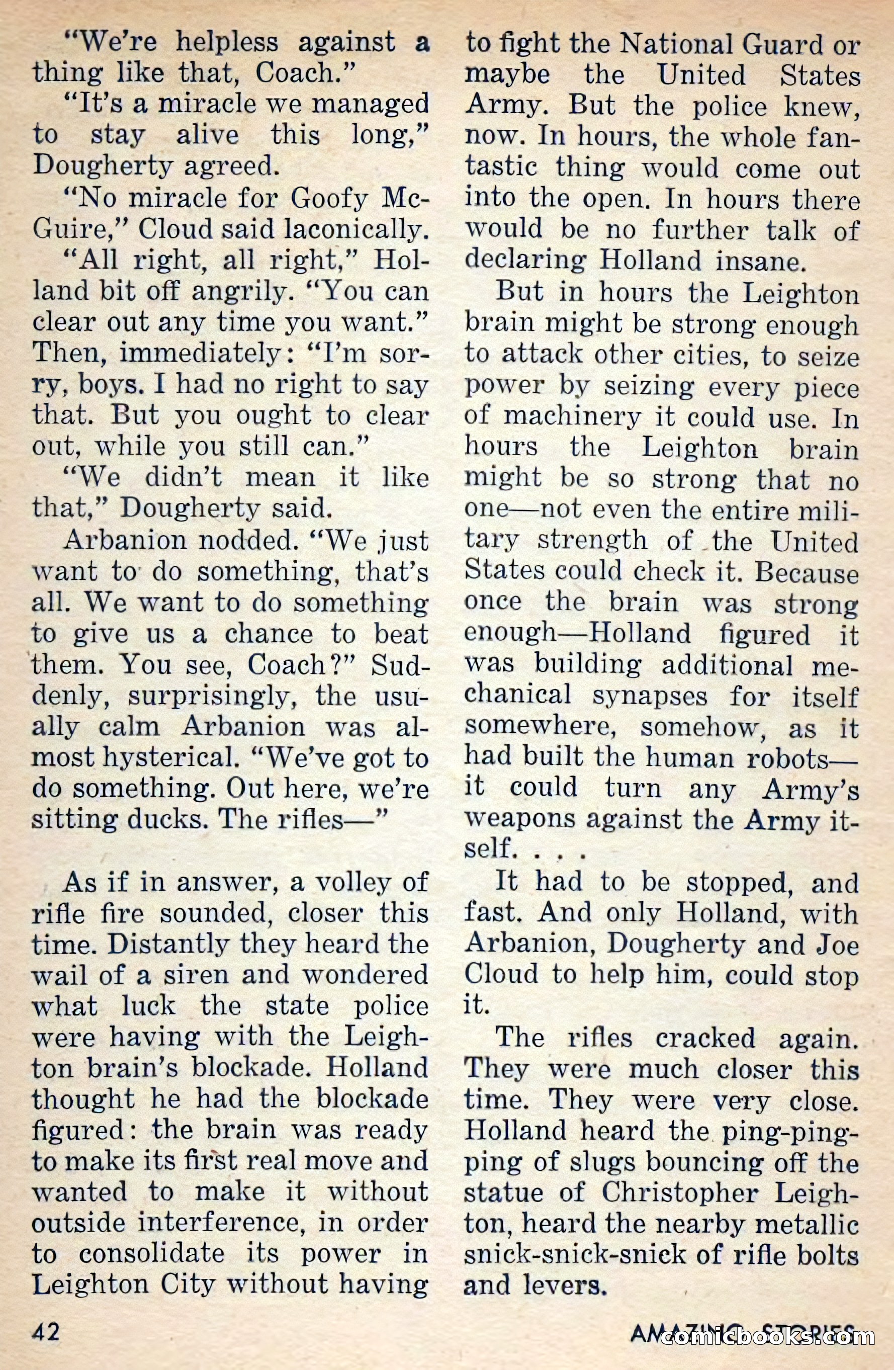 Amazing Stories, March 1956 — page 42 of 130
