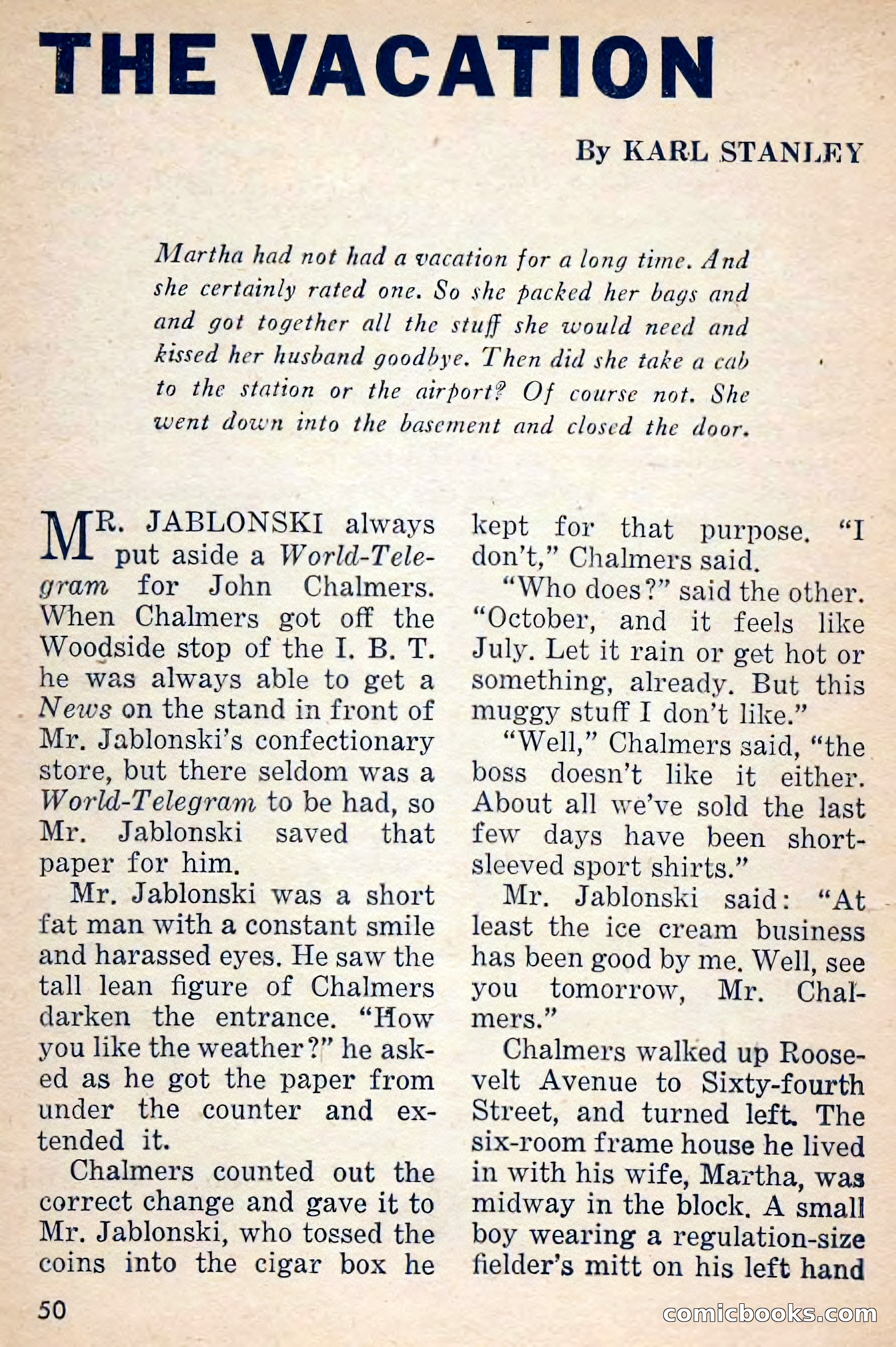 Amazing Stories, March 1956 — page 50 of 130
