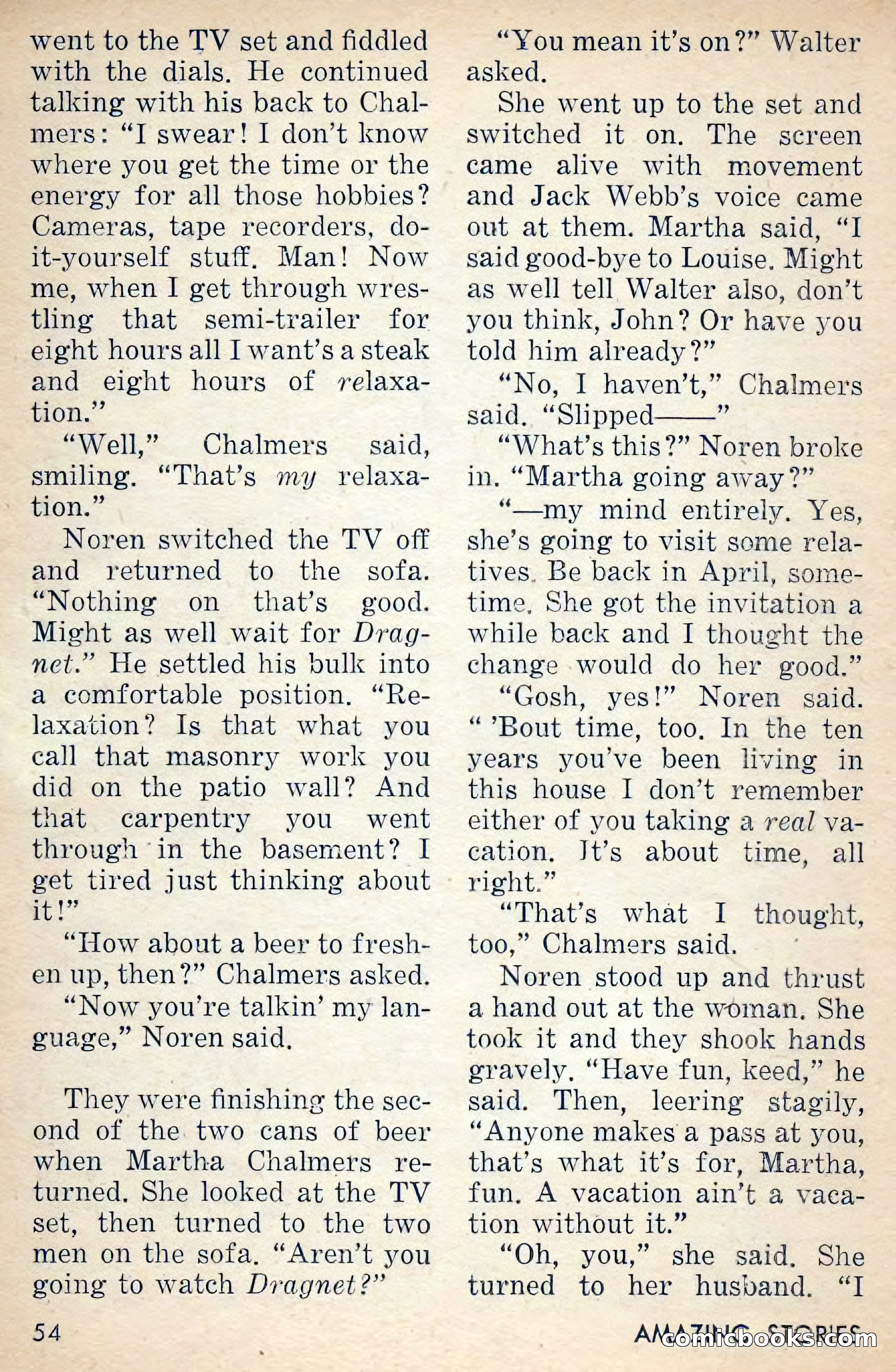 Amazing Stories, March 1956 — page 54 of 130
