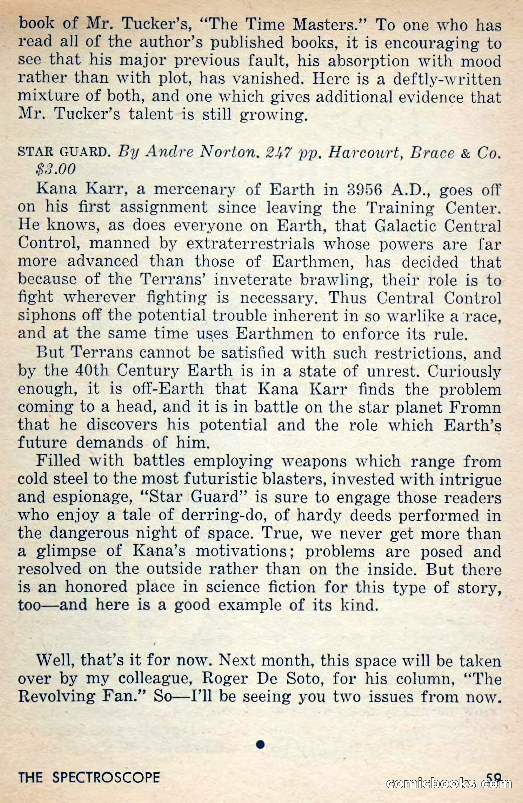Amazing Stories, March 1956 — page 59 of 130