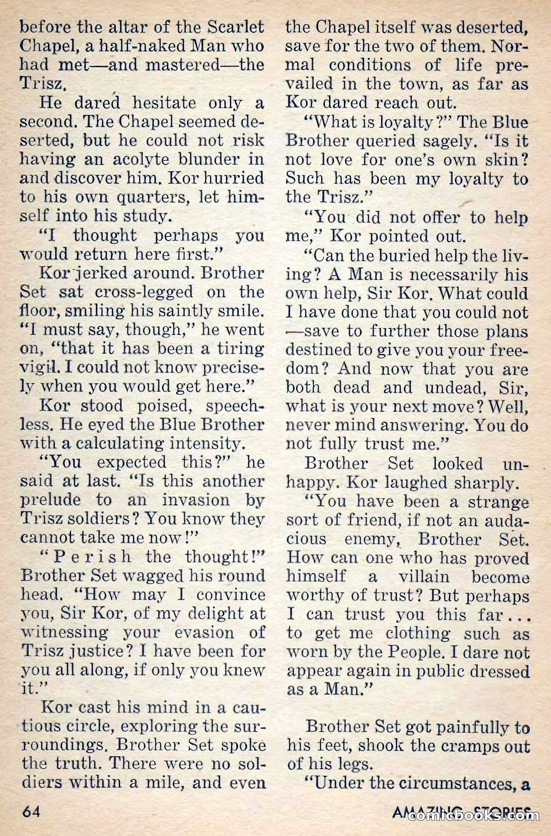 Amazing Stories, March 1956 — page 64 of 130