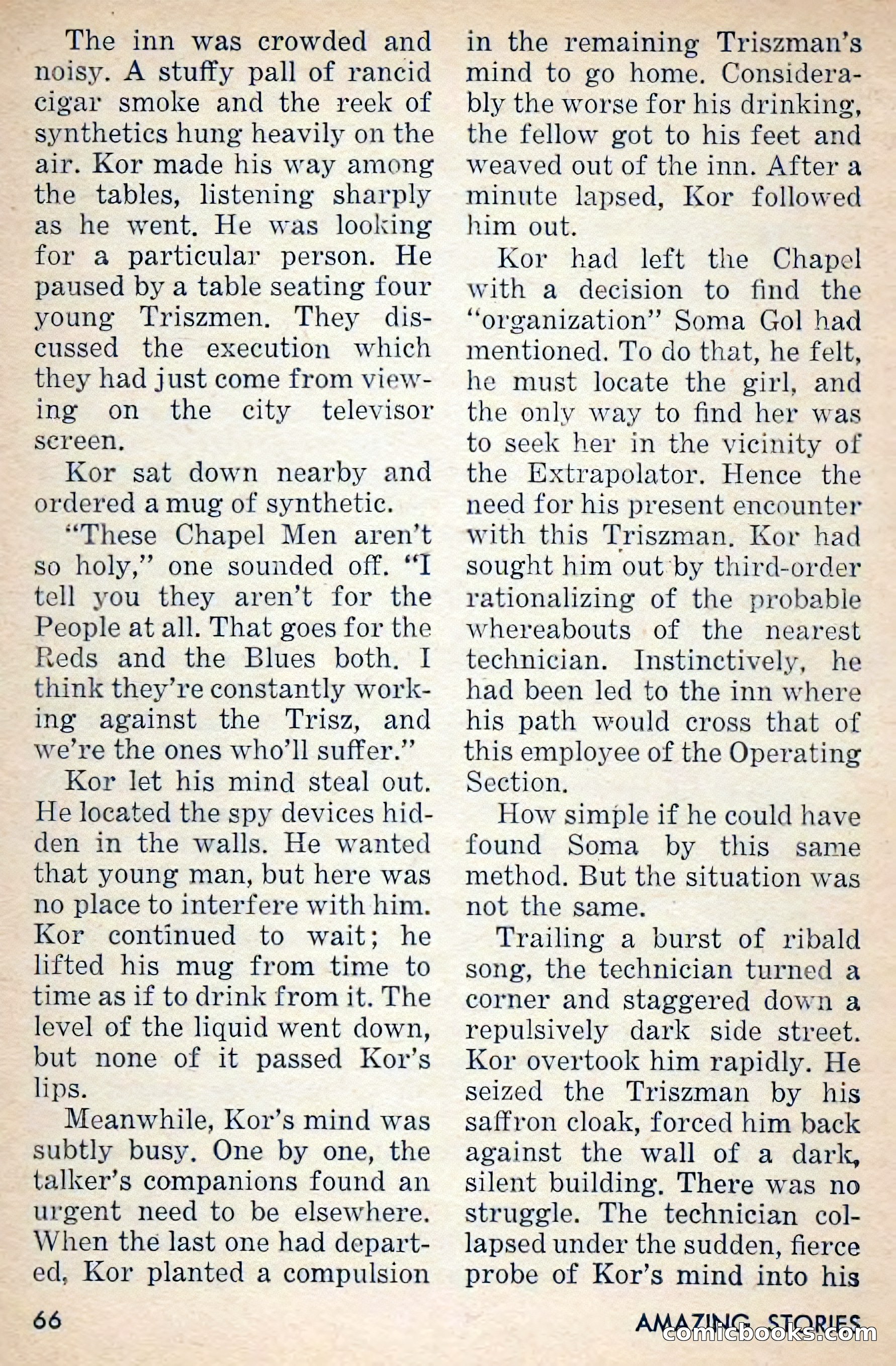 Amazing Stories, March 1956 — page 66 of 130