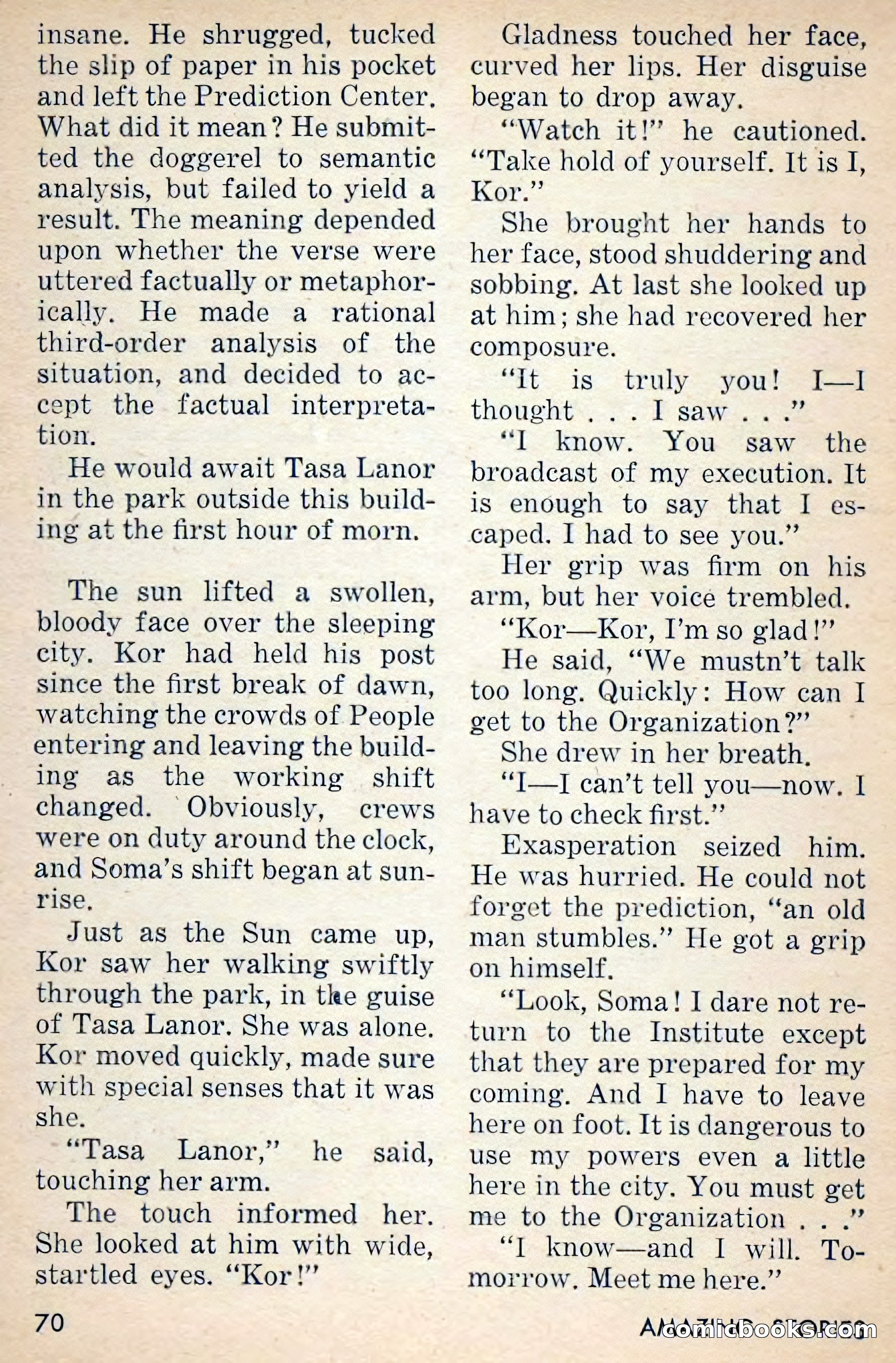 Amazing Stories, March 1956 — page 70 of 130