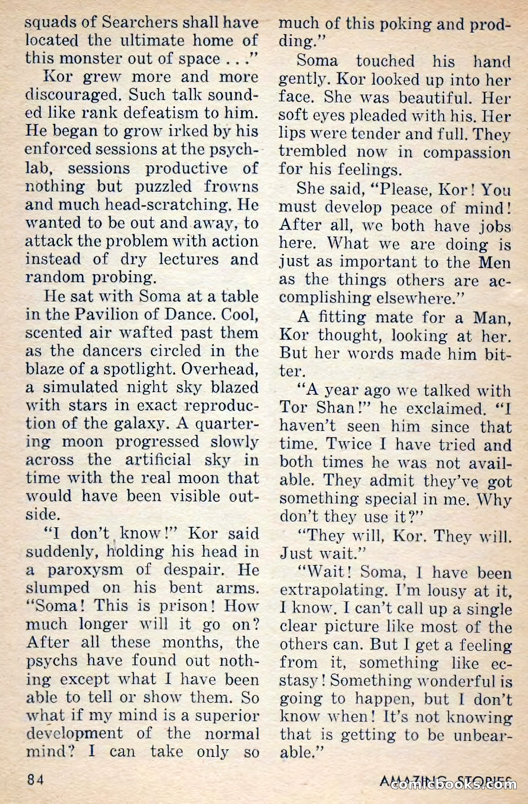 Amazing Stories, March 1956 — page 84 of 130