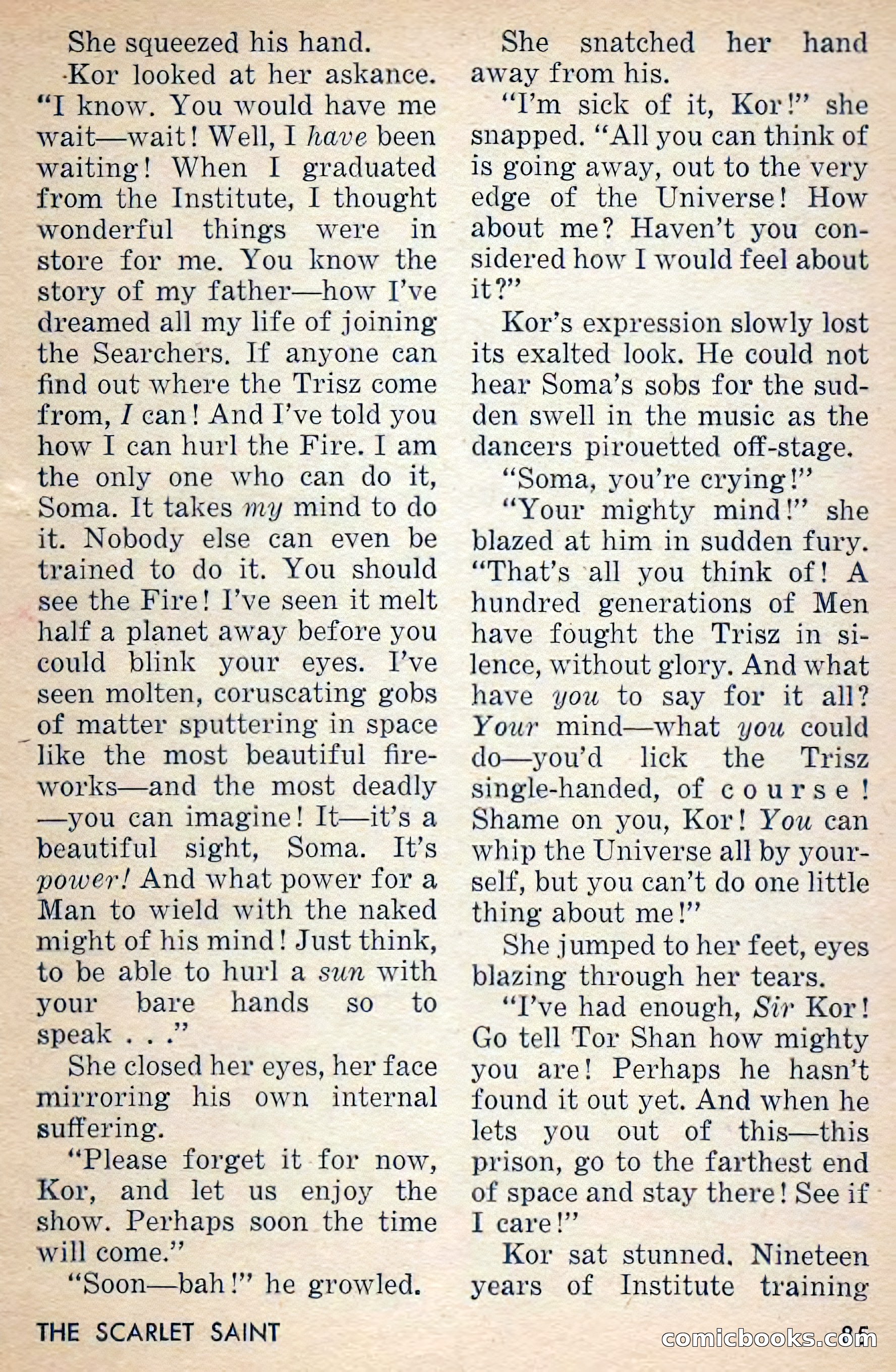 Amazing Stories, March 1956 — page 85 of 130