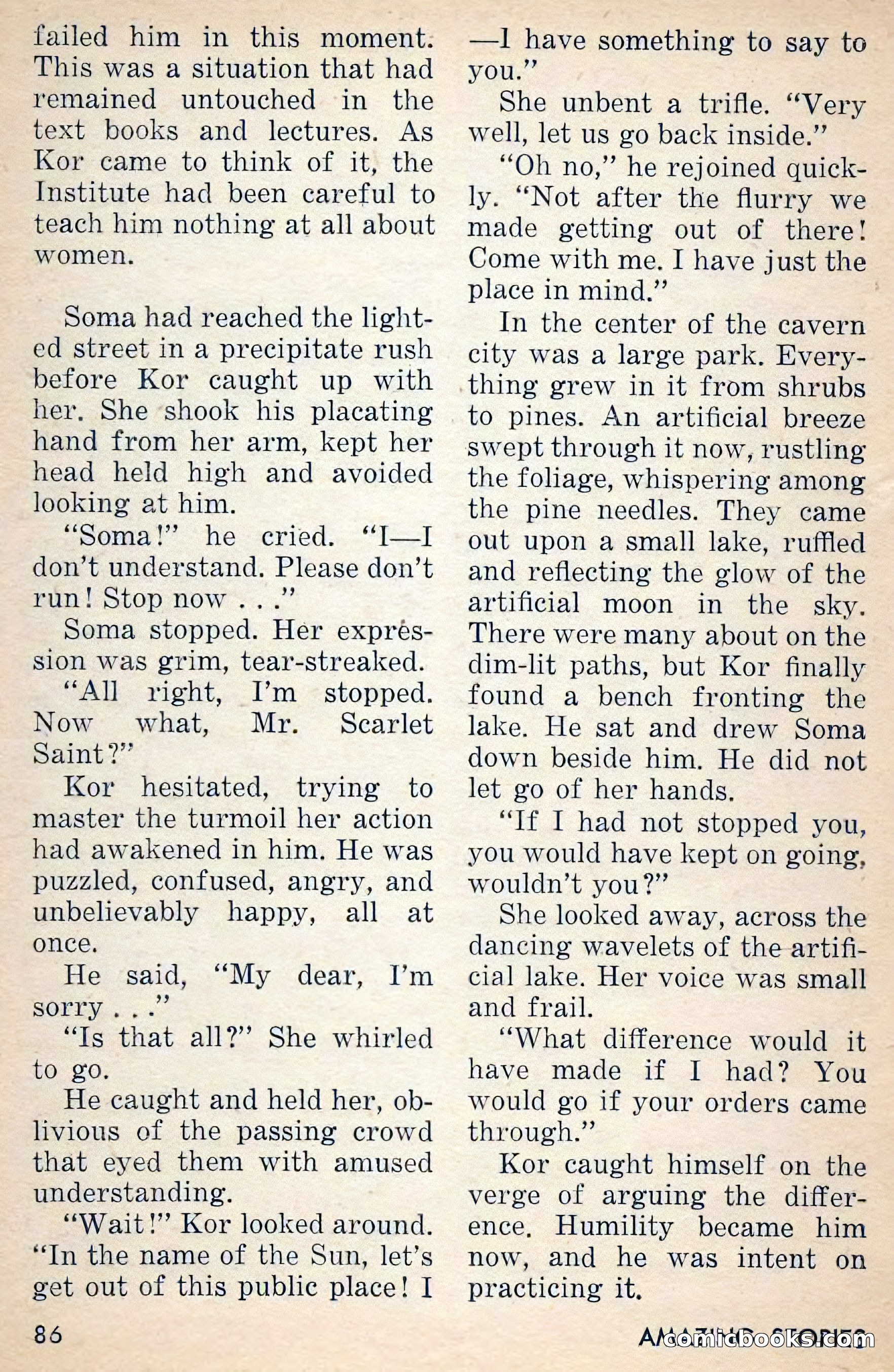 Amazing Stories, March 1956 — page 86 of 130