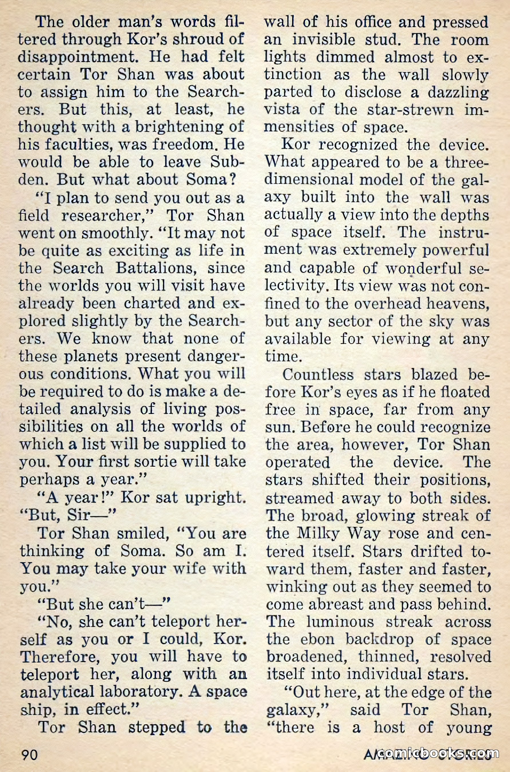 Amazing Stories, March 1956 — page 90 of 130