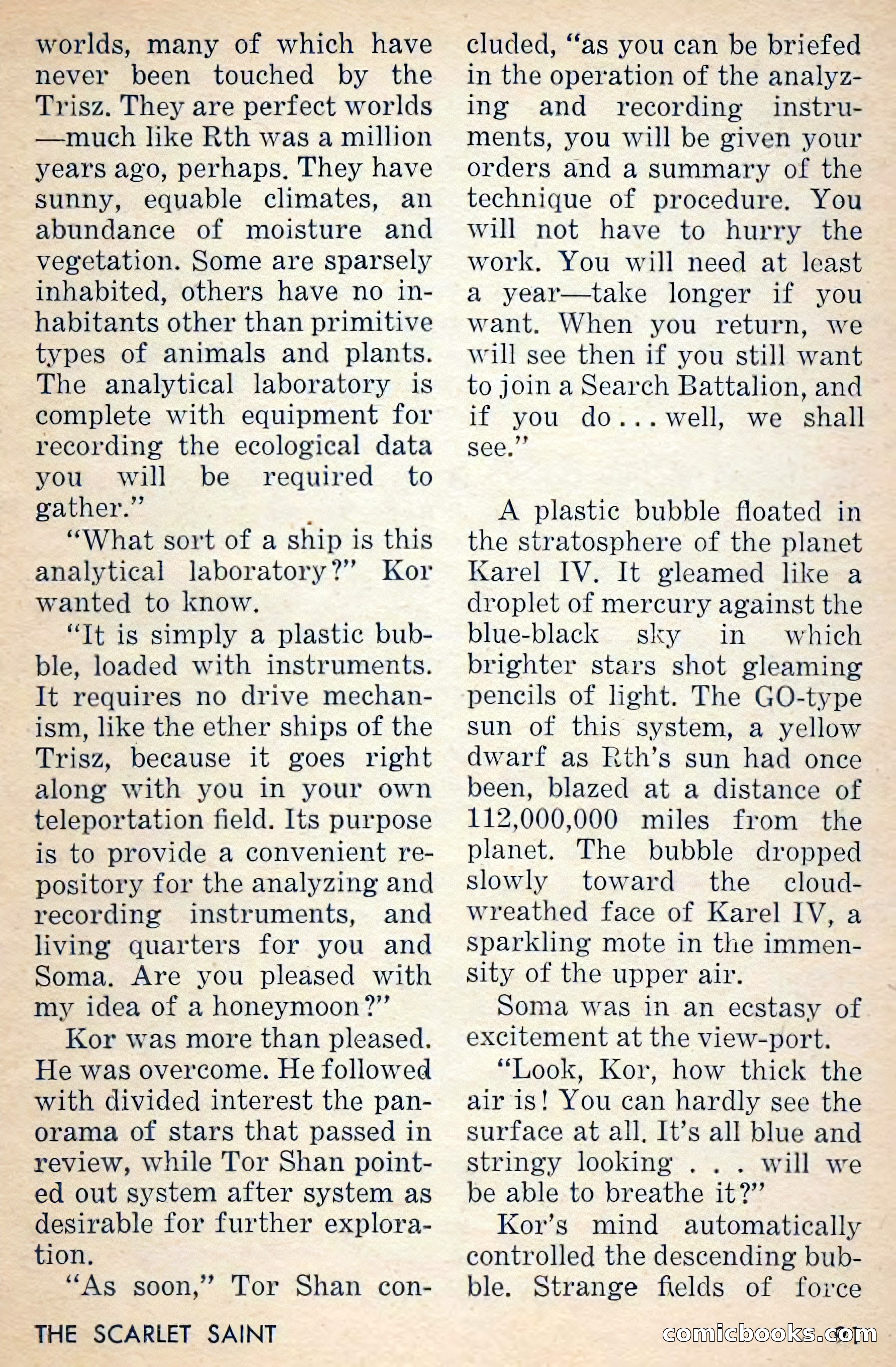 Amazing Stories, March 1956 — page 91 of 130