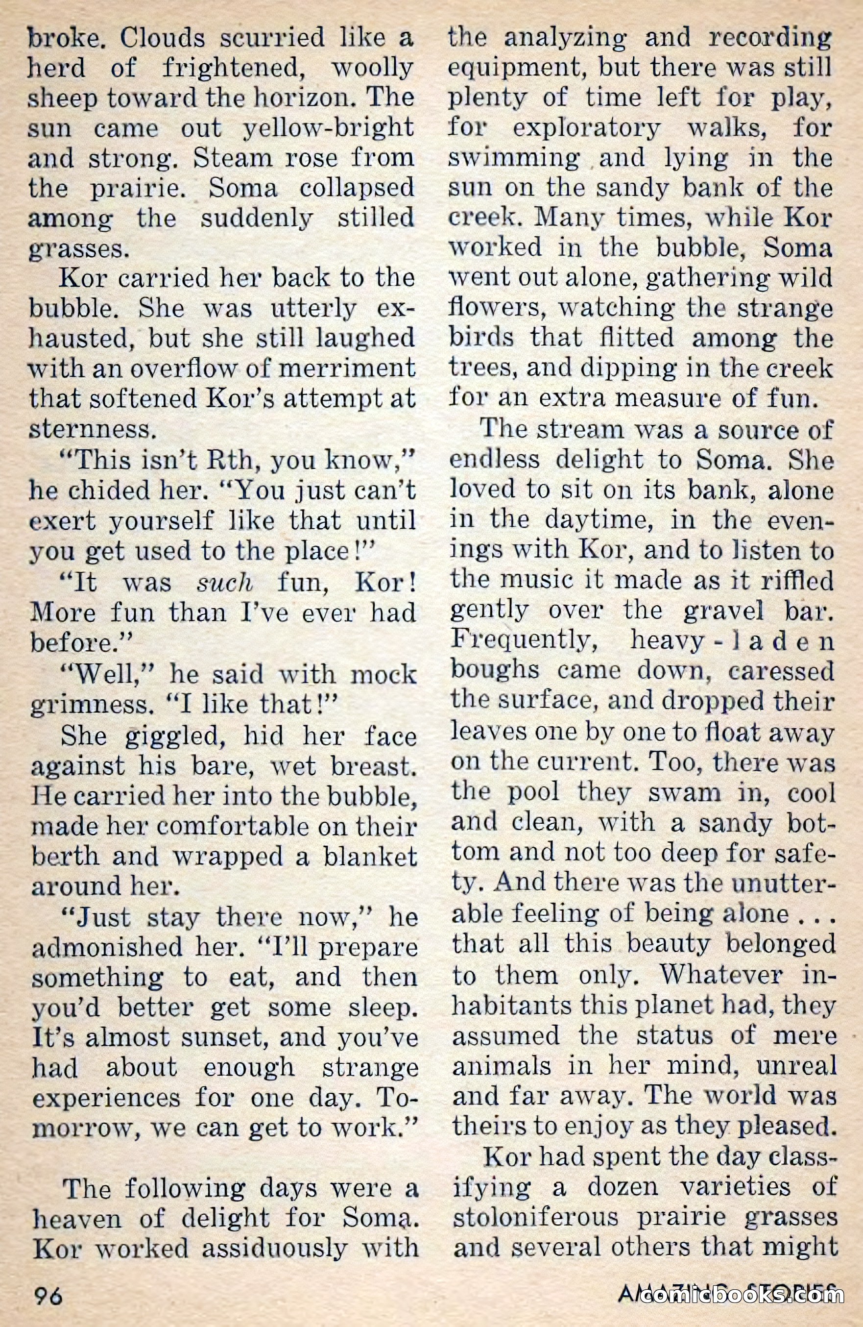 Amazing Stories, March 1956 — page 96 of 130