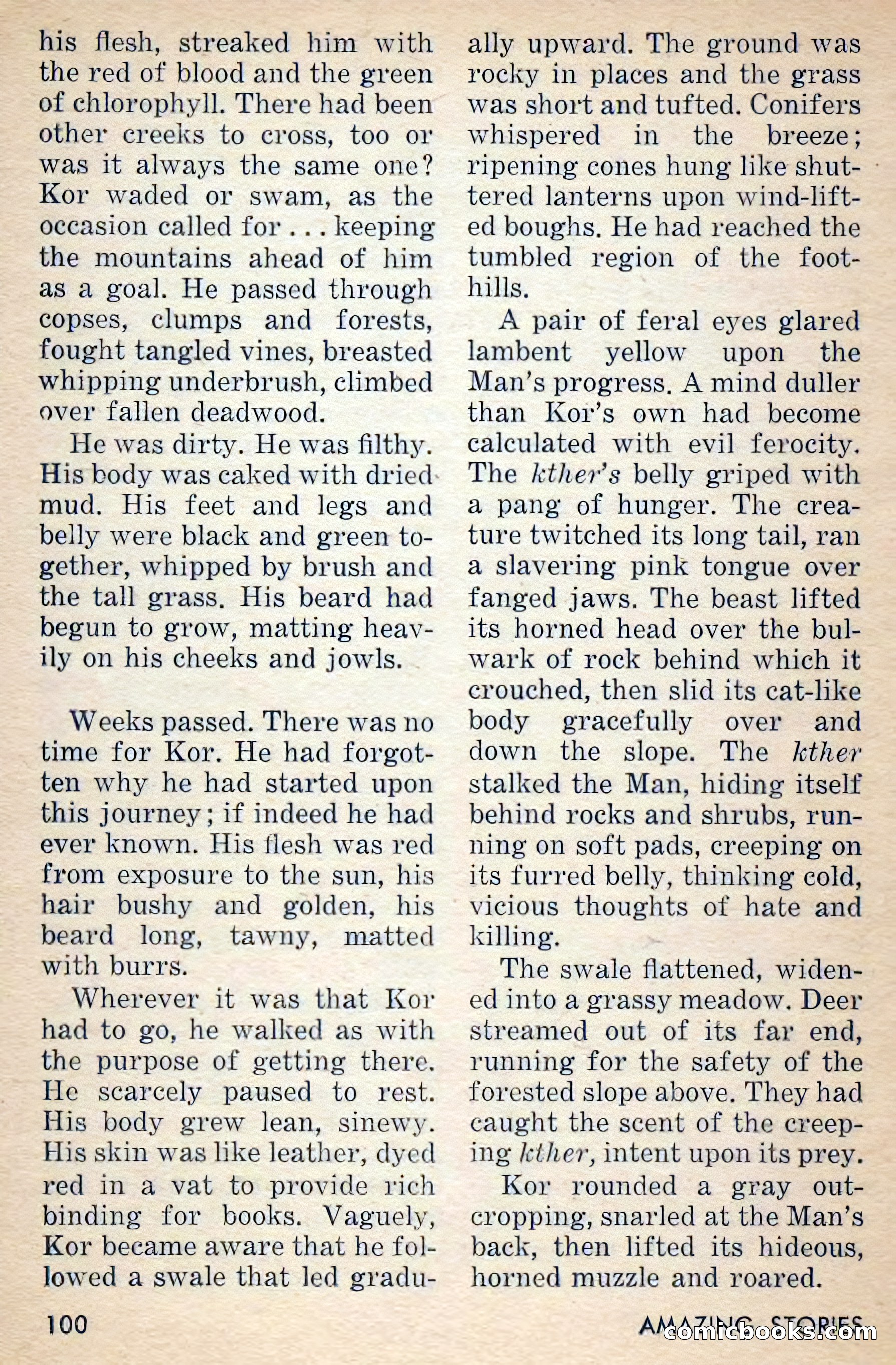 Amazing Stories, March 1956 — page 100 of 130