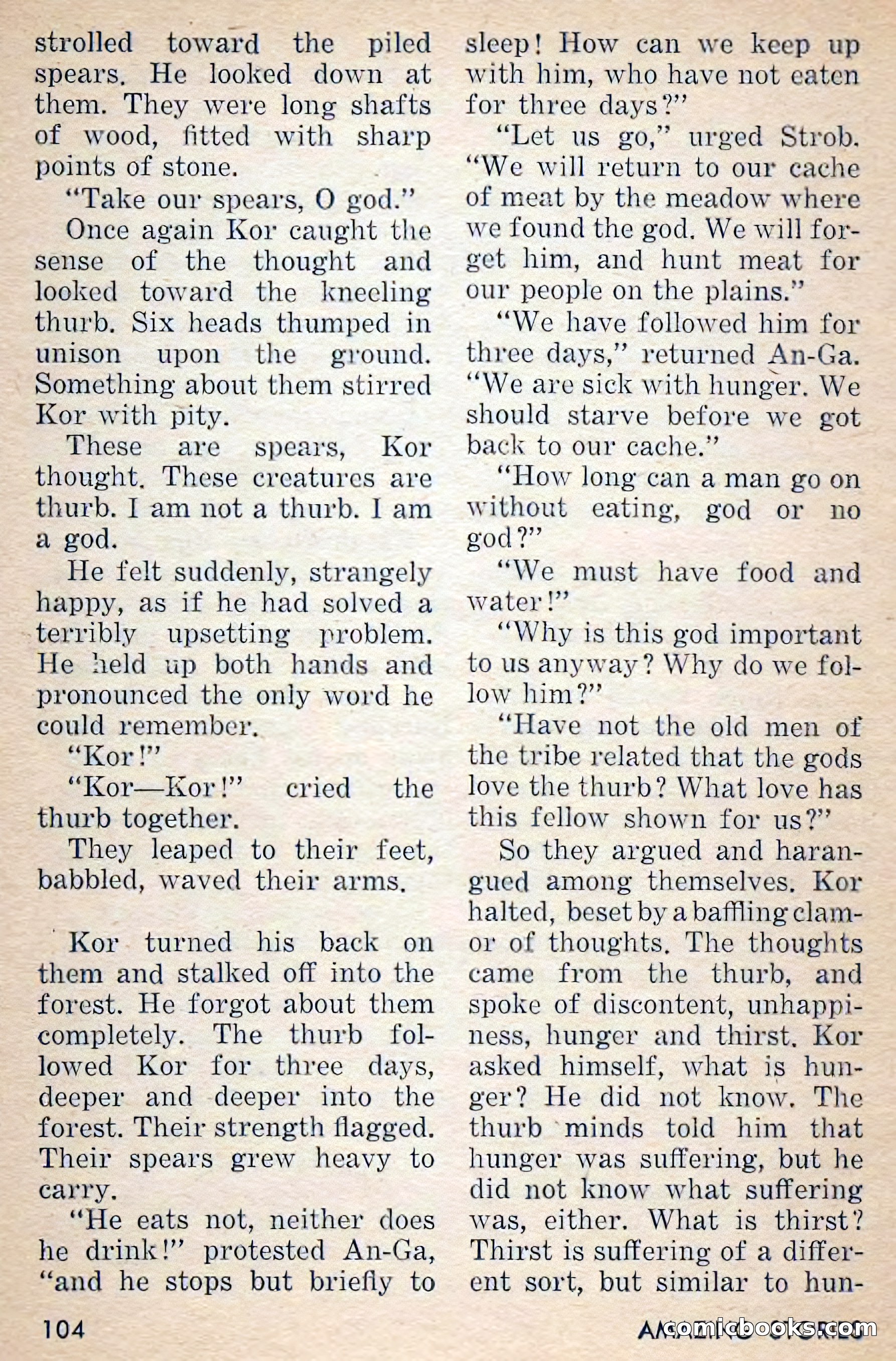 Amazing Stories, March 1956 — page 104 of 130