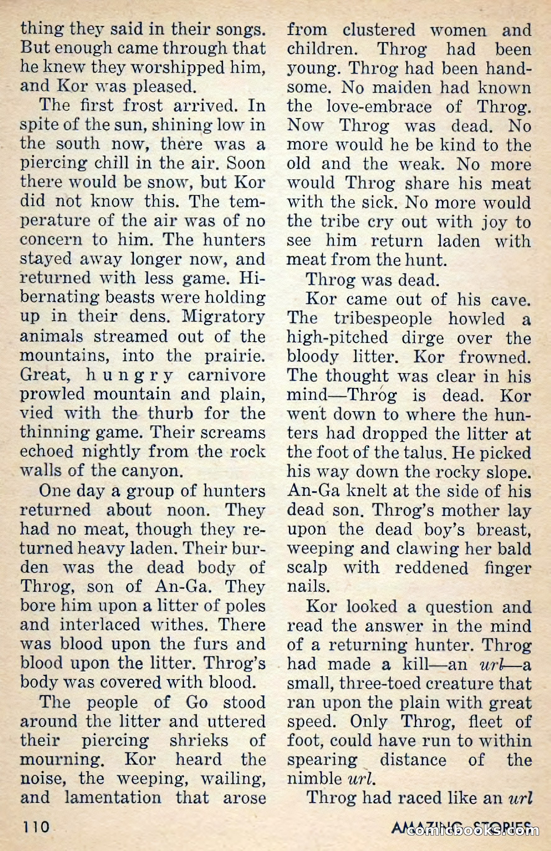 Amazing Stories, March 1956 — page 110 of 130