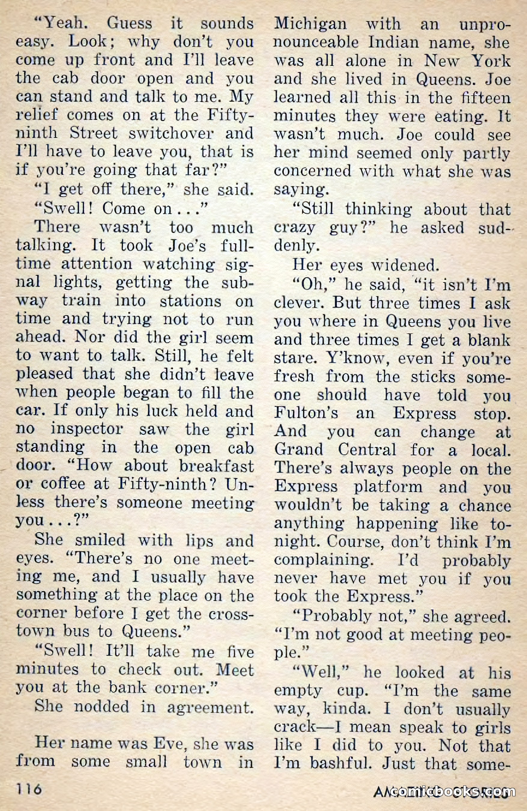 Amazing Stories, March 1956 — page 116 of 130