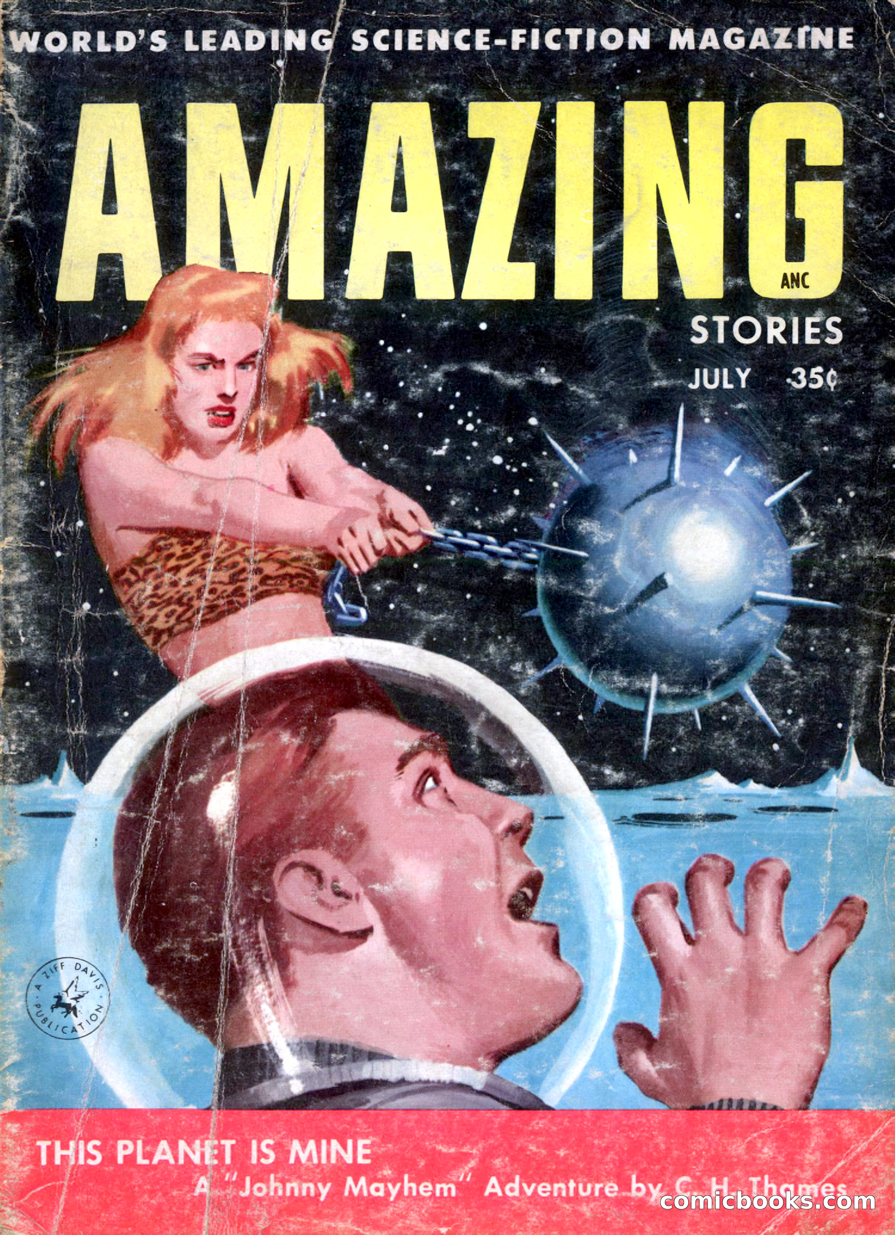 Amazing Stories, July 1956