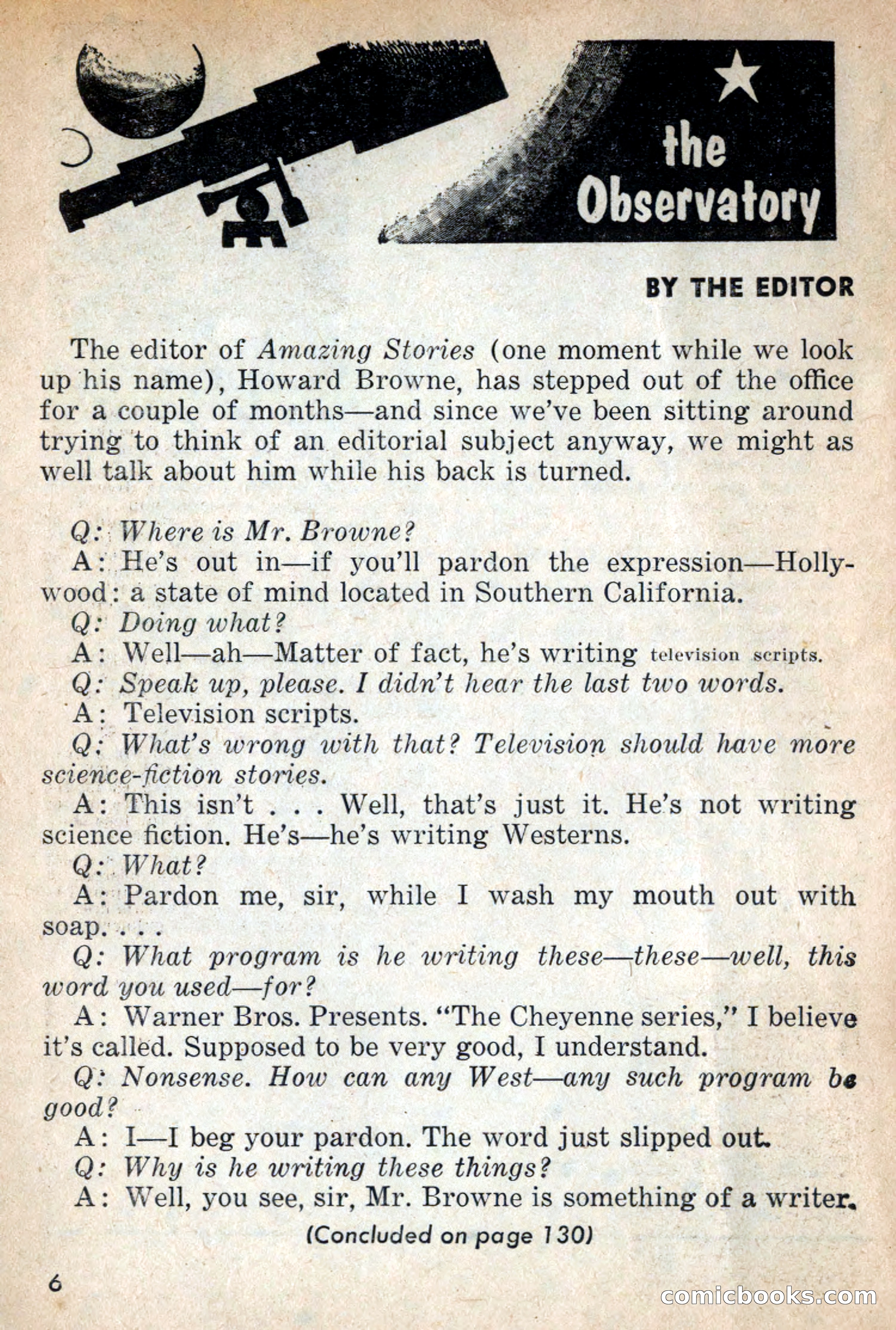 Amazing Stories, July 1956 — page 6 of 132