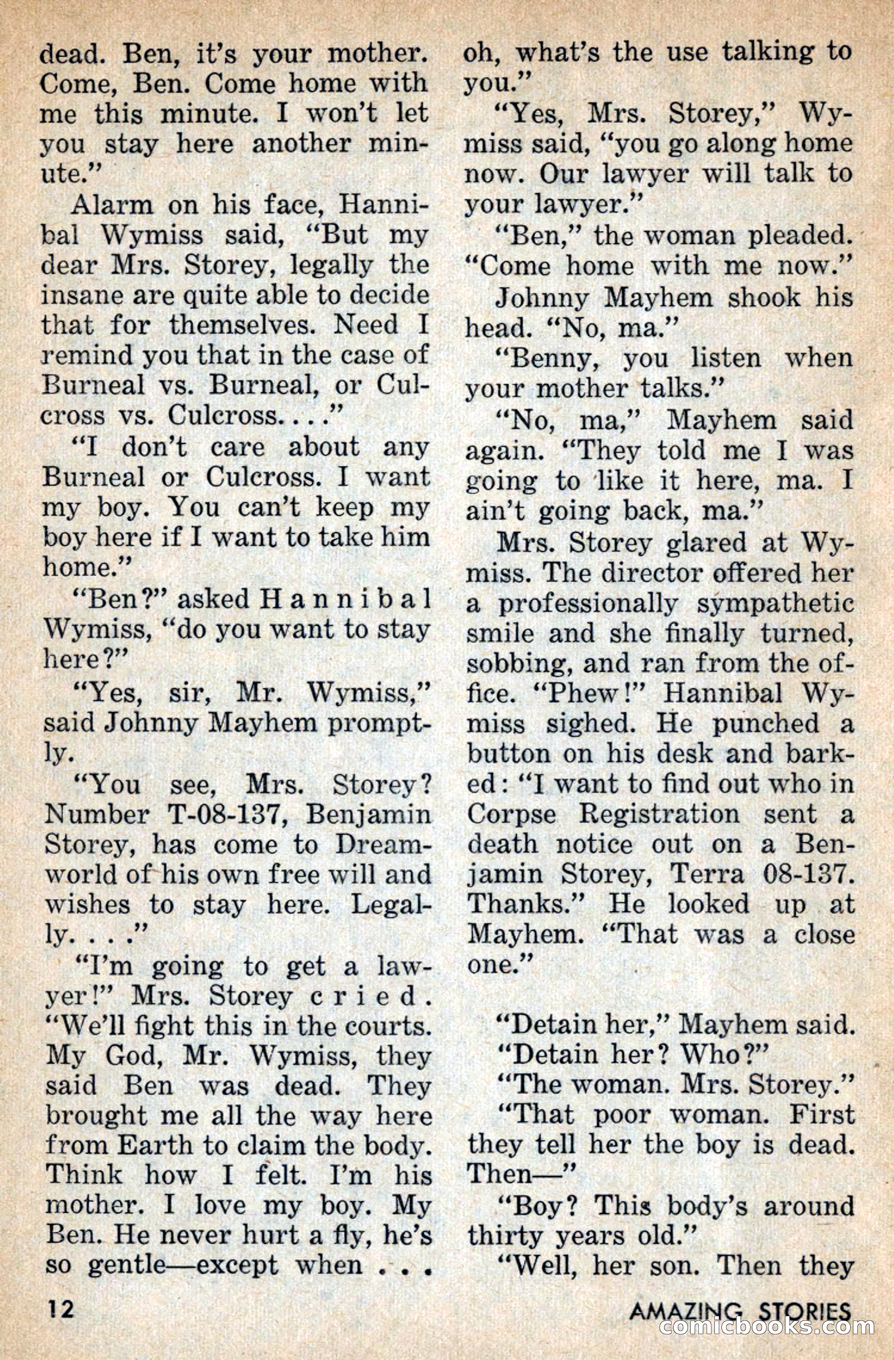 Amazing Stories, July 1956 — page 12 of 132