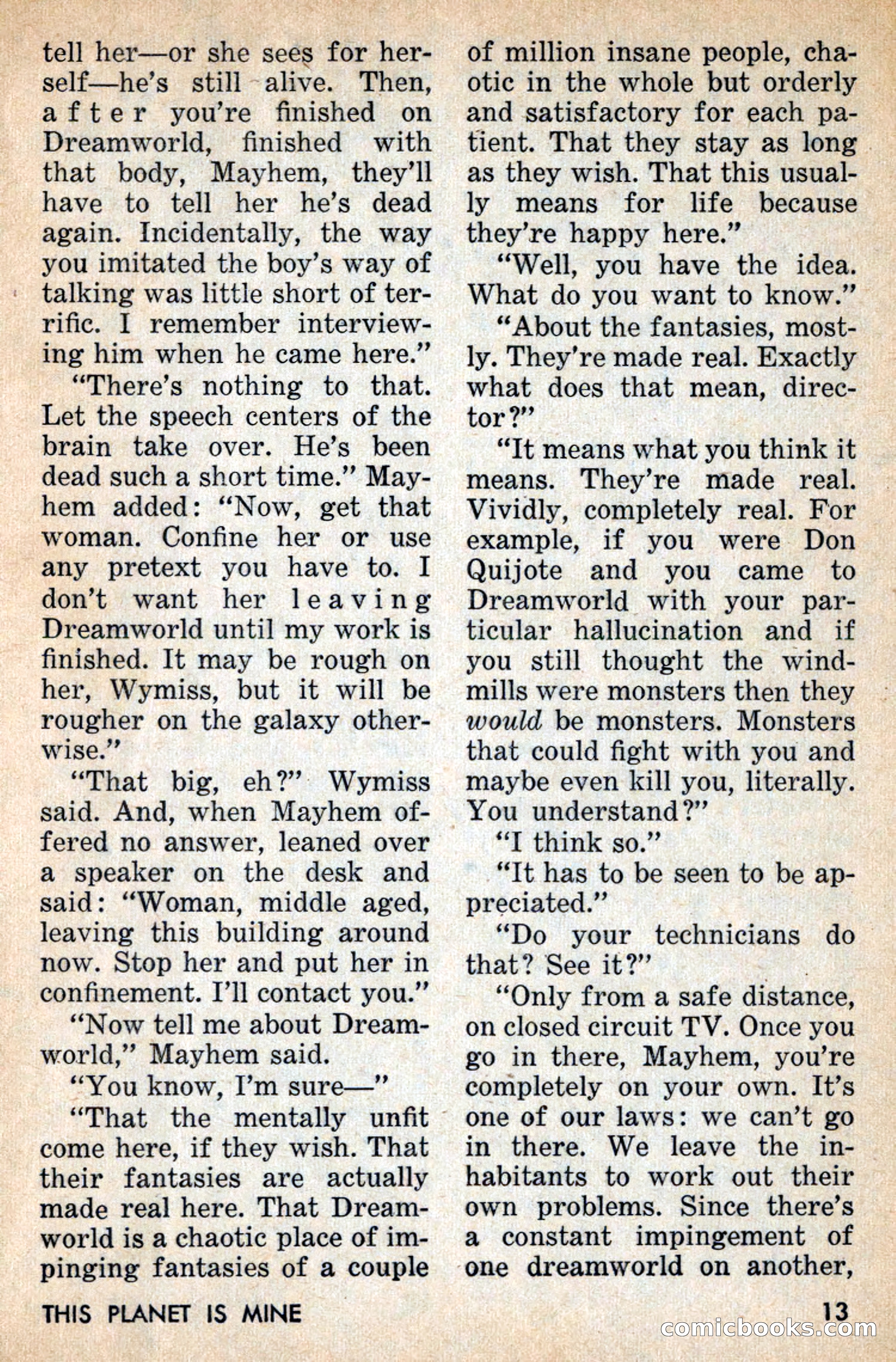 Amazing Stories, July 1956 — page 13 of 132