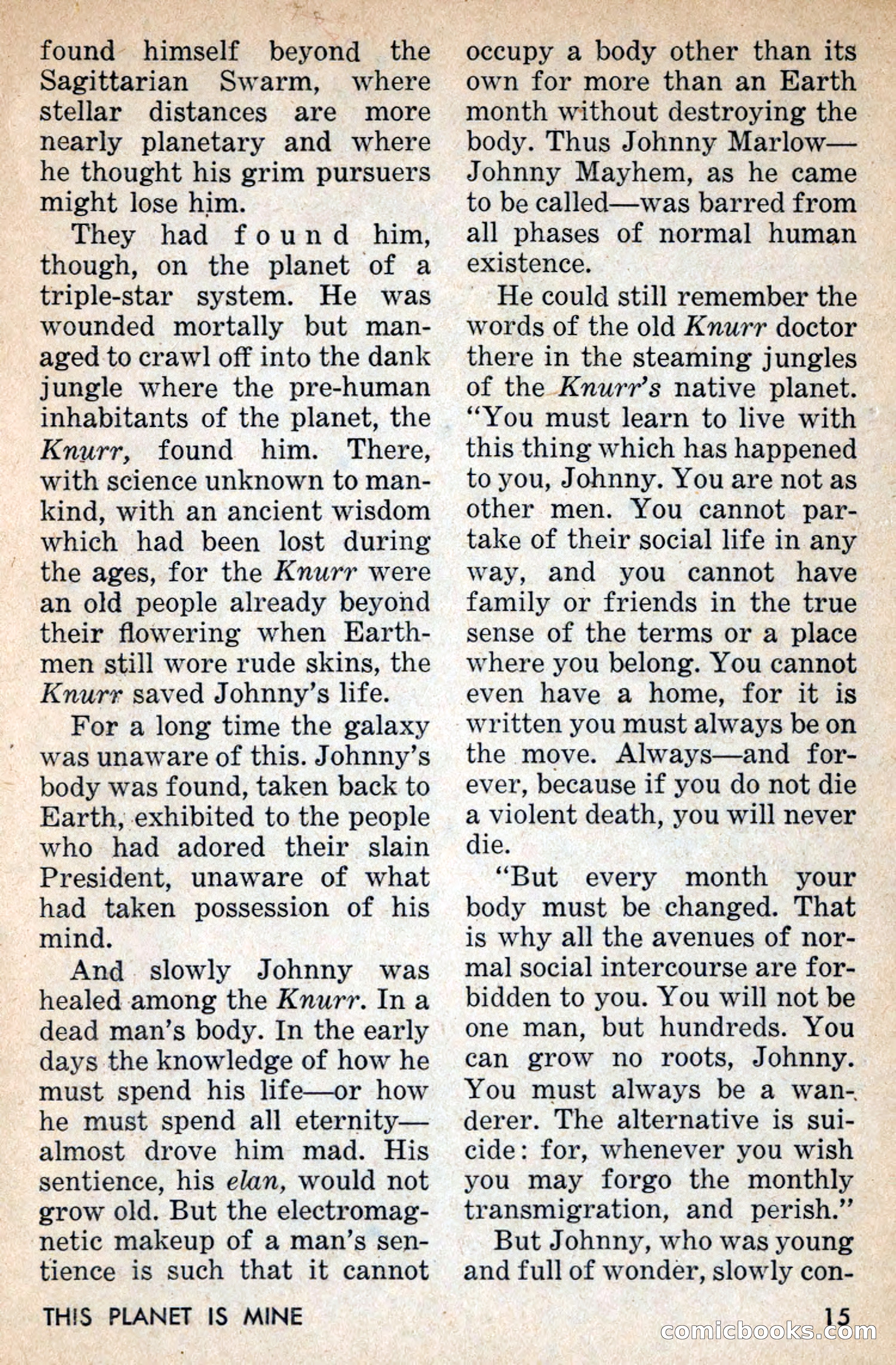 Amazing Stories, July 1956 — page 15 of 132