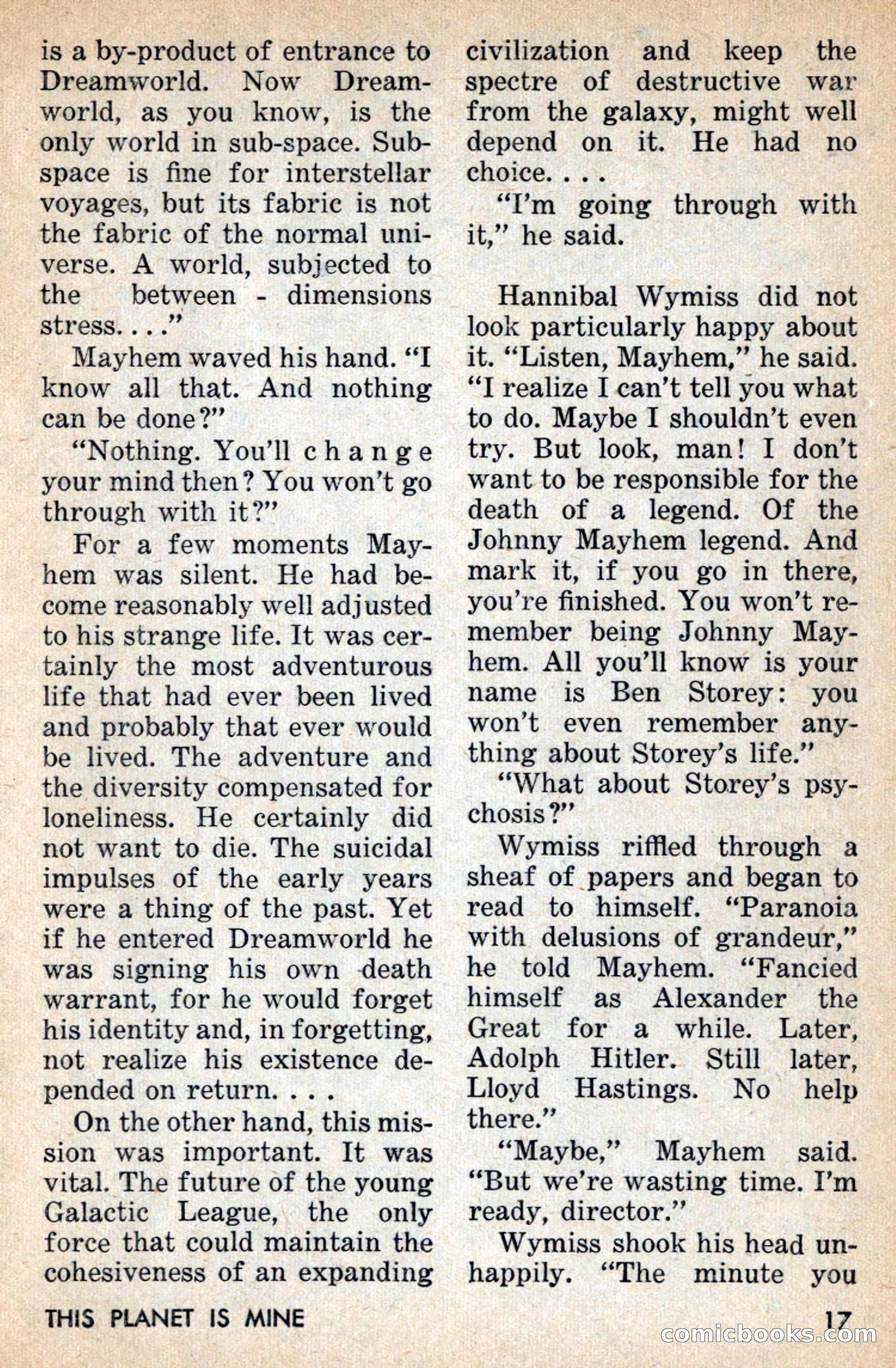 Amazing Stories, July 1956 — page 17 of 132