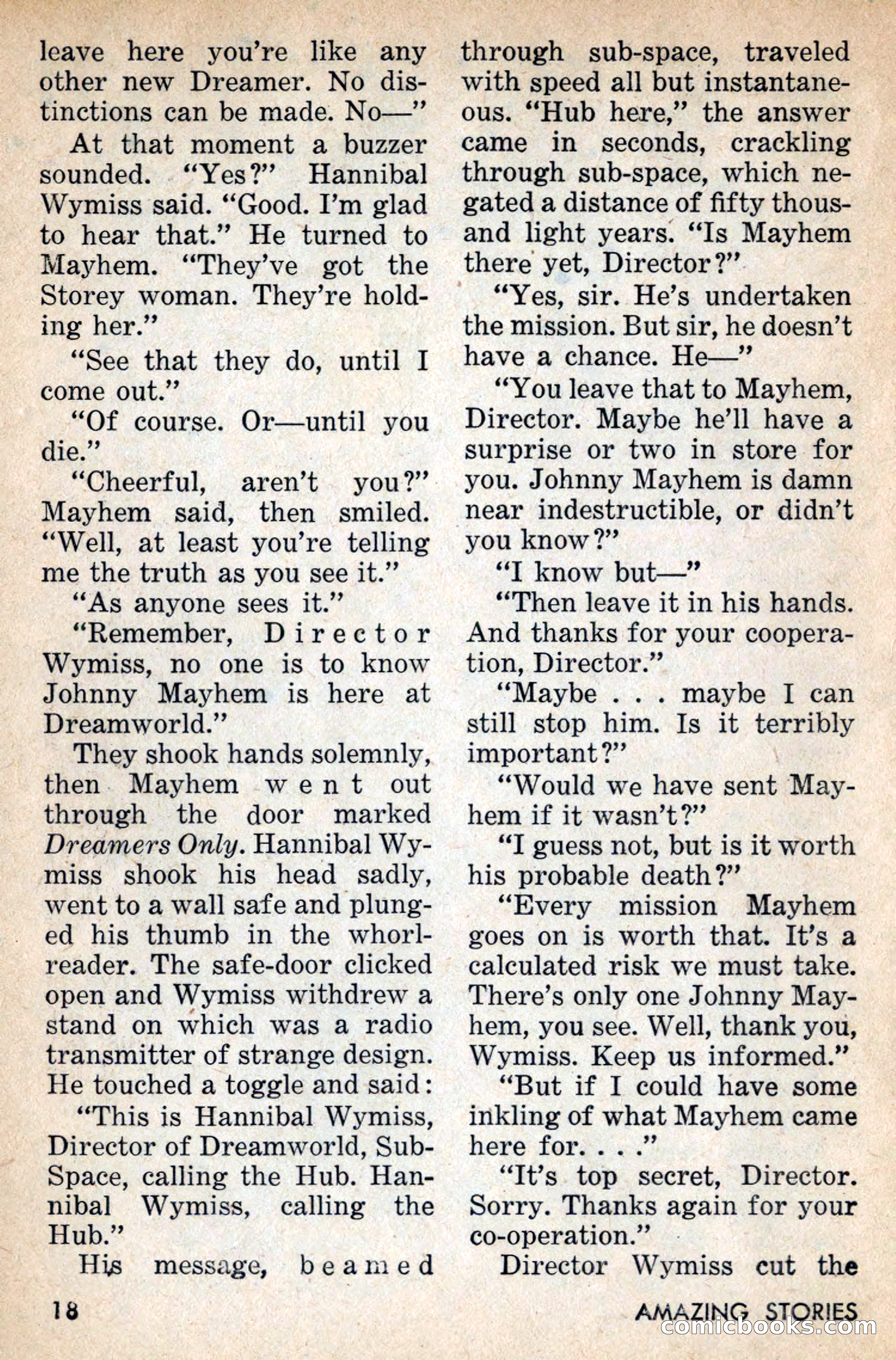 Amazing Stories, July 1956 — page 18 of 132