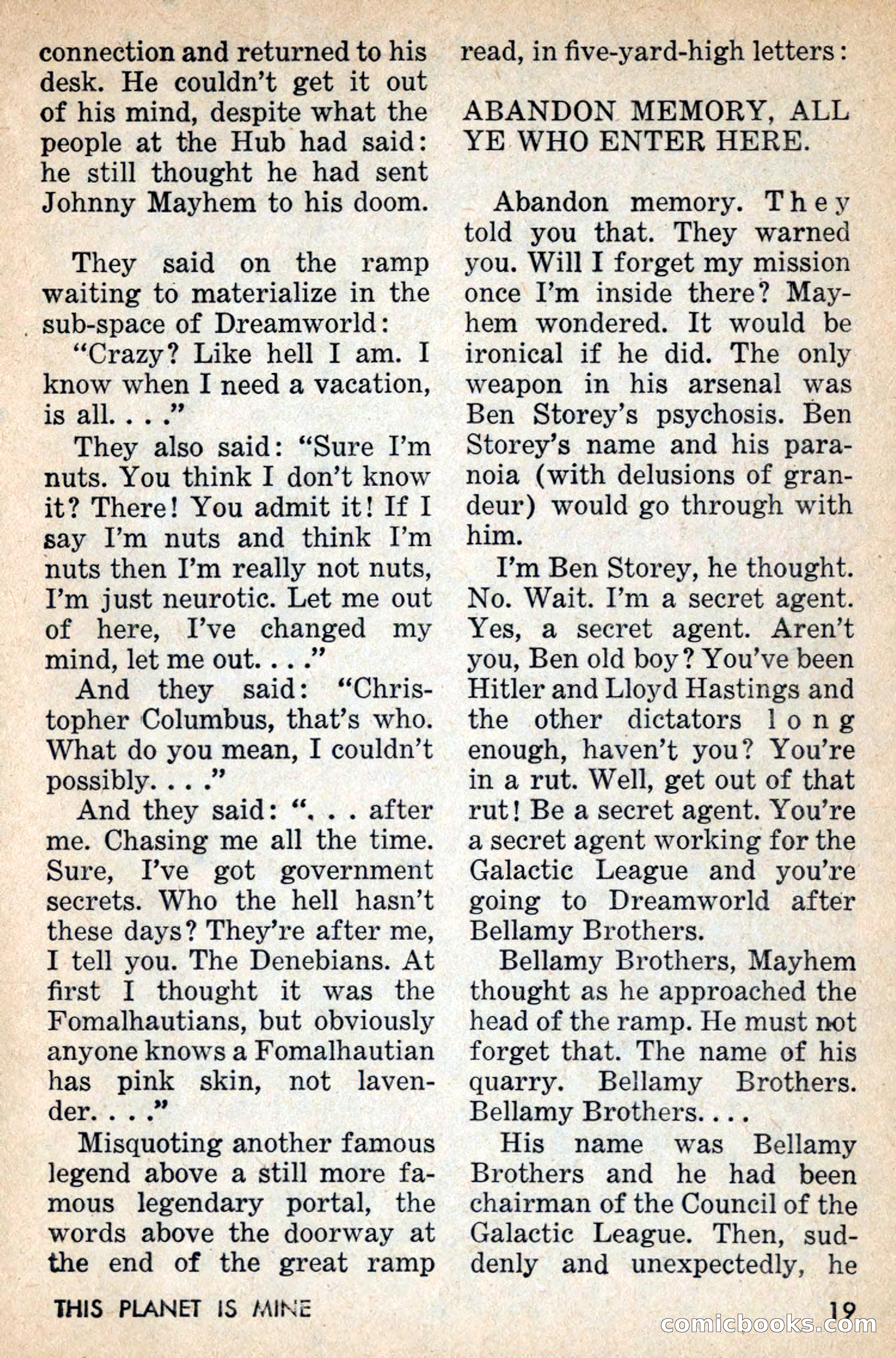 Amazing Stories, July 1956 — page 19 of 132