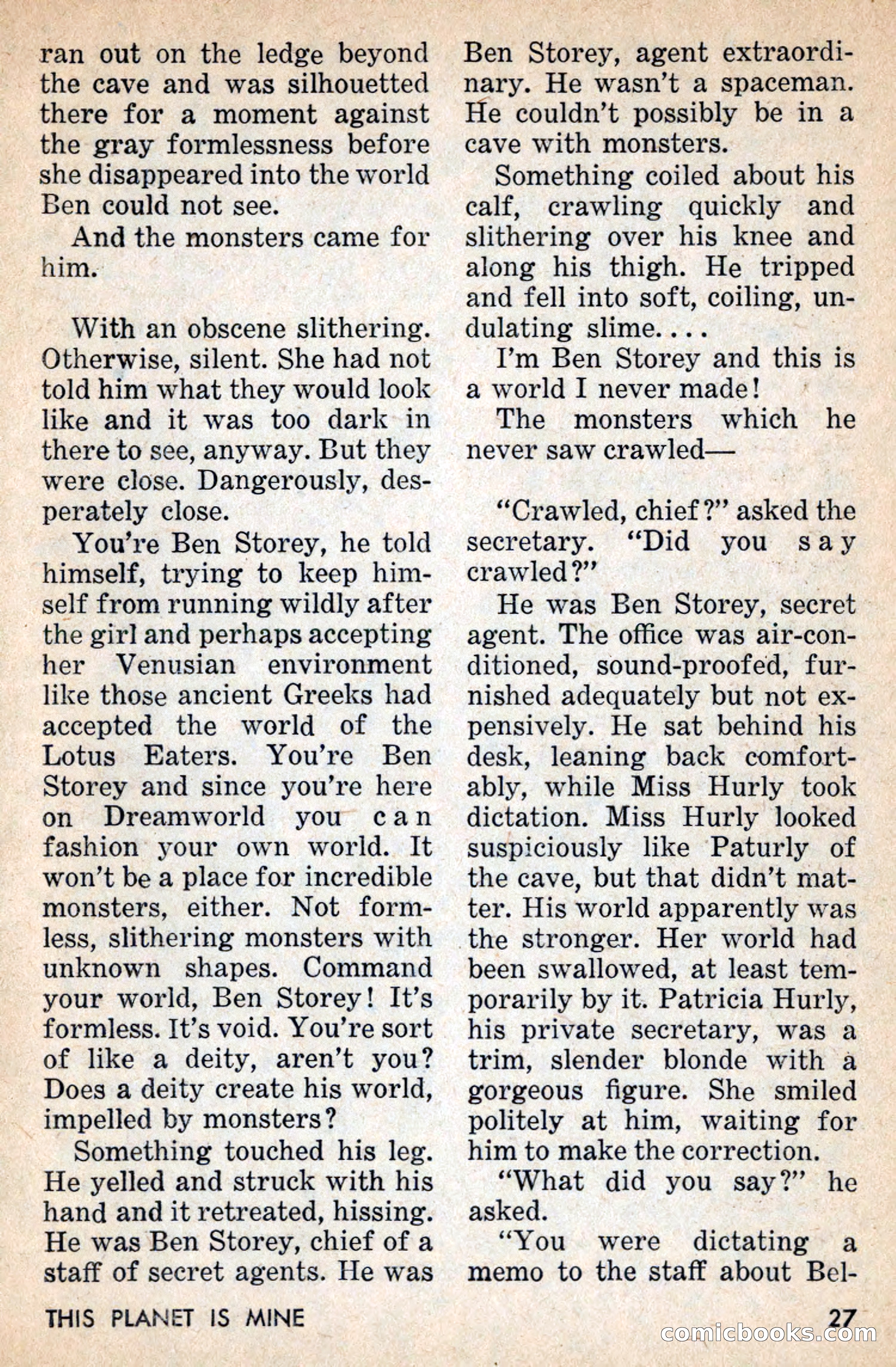 Amazing Stories, July 1956 — page 27 of 132