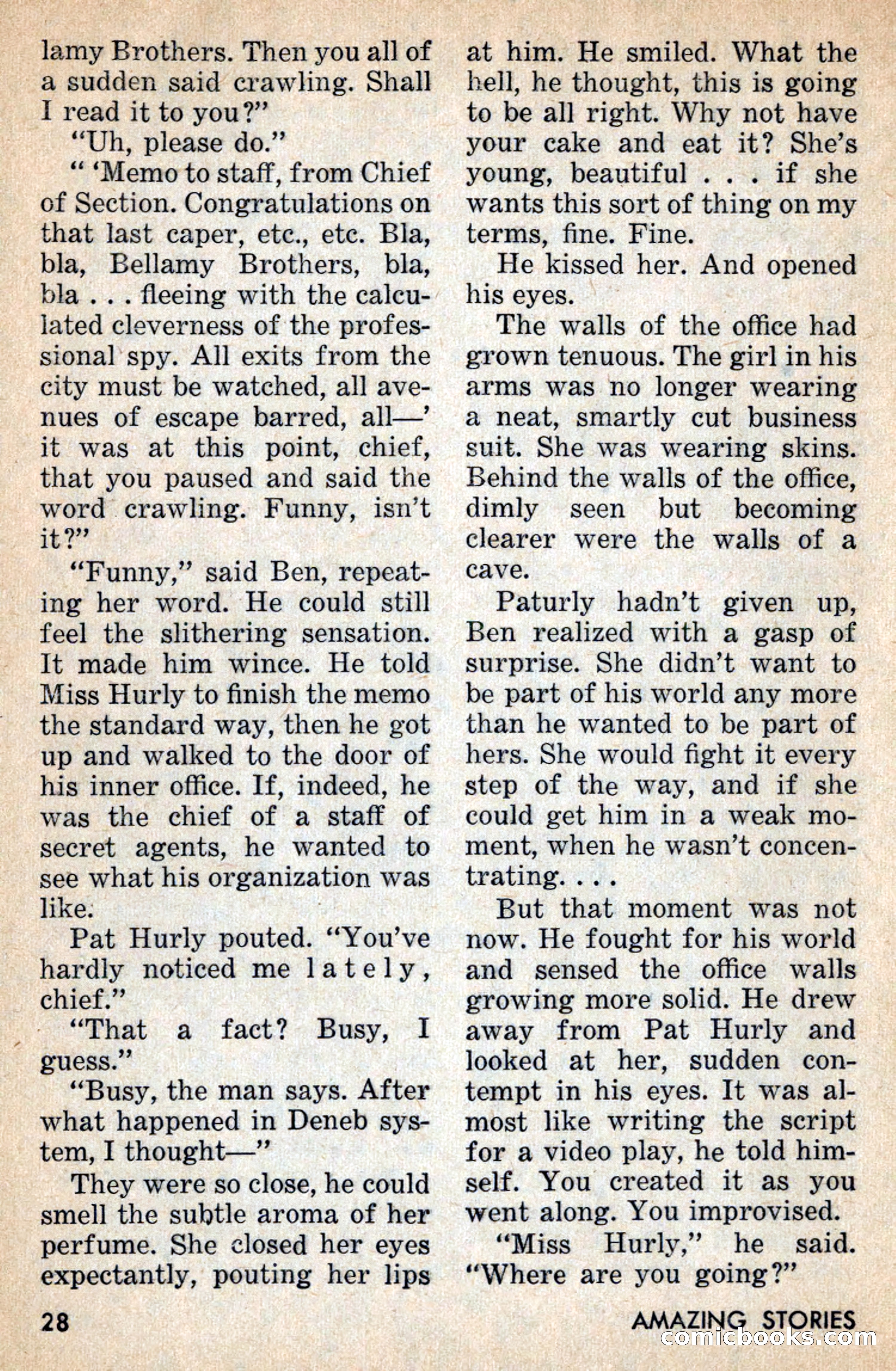 Amazing Stories, July 1956 — page 28 of 132